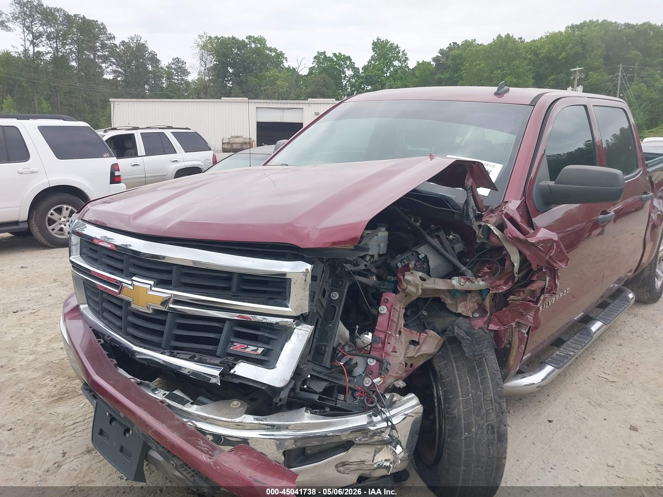 2014 Chevrolet Silverado 1500 2lt Burgundy vin: 3GCPCREC7EG476892
