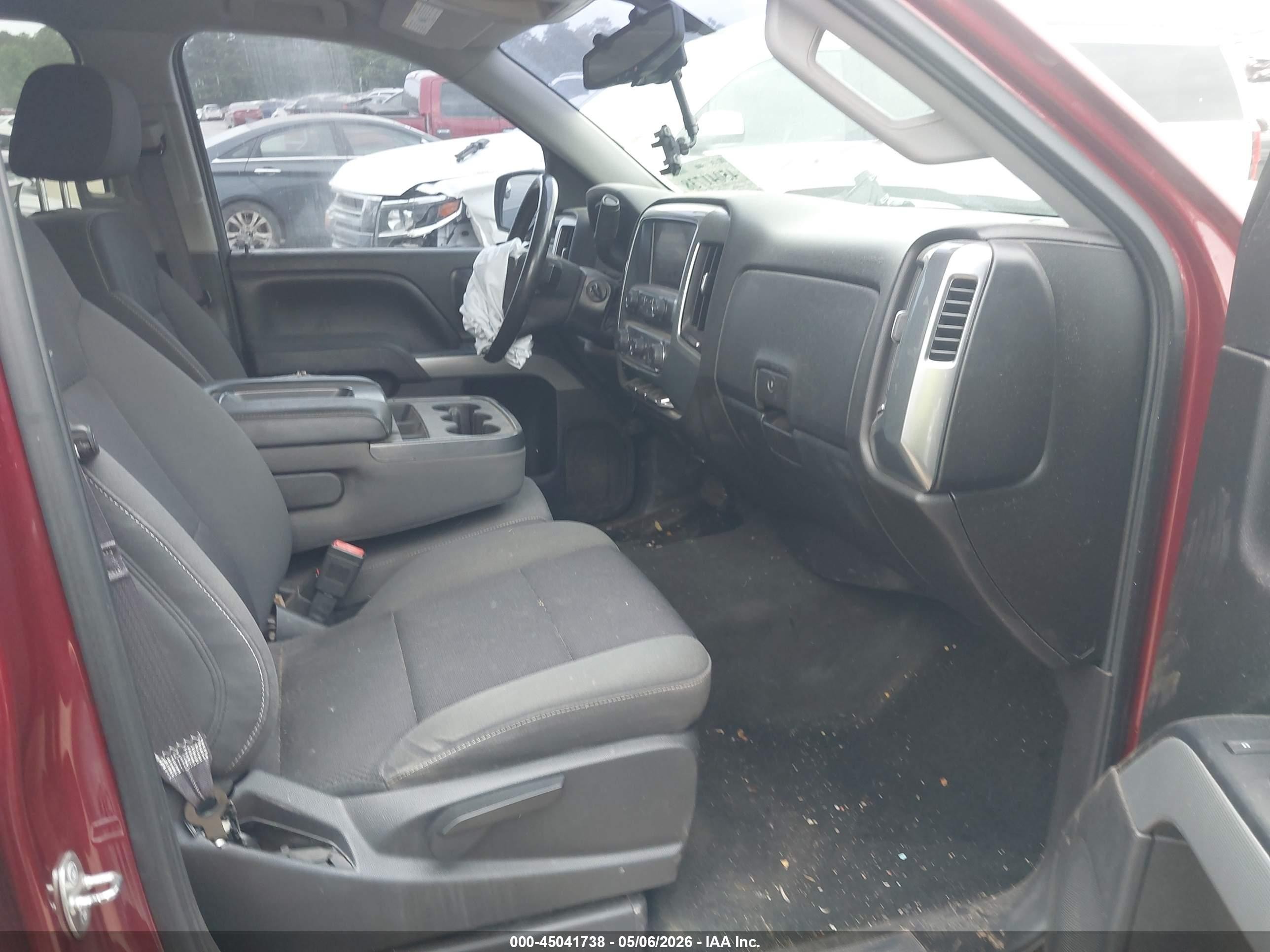 2014 Chevrolet Silverado 1500 2lt Burgundy vin: 3GCPCREC7EG476892