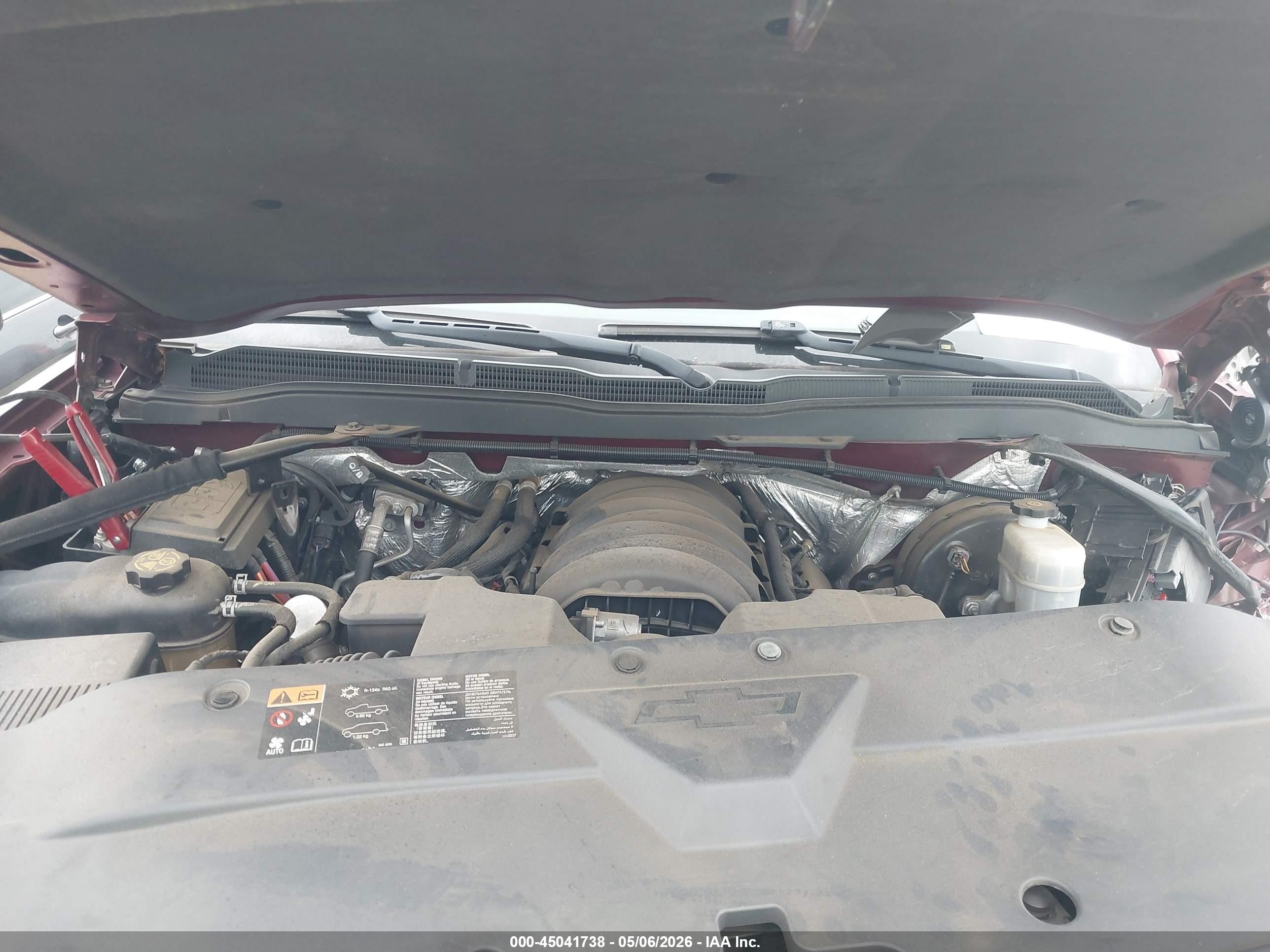 2014 Chevrolet Silverado 1500 2lt Burgundy vin: 3GCPCREC7EG476892