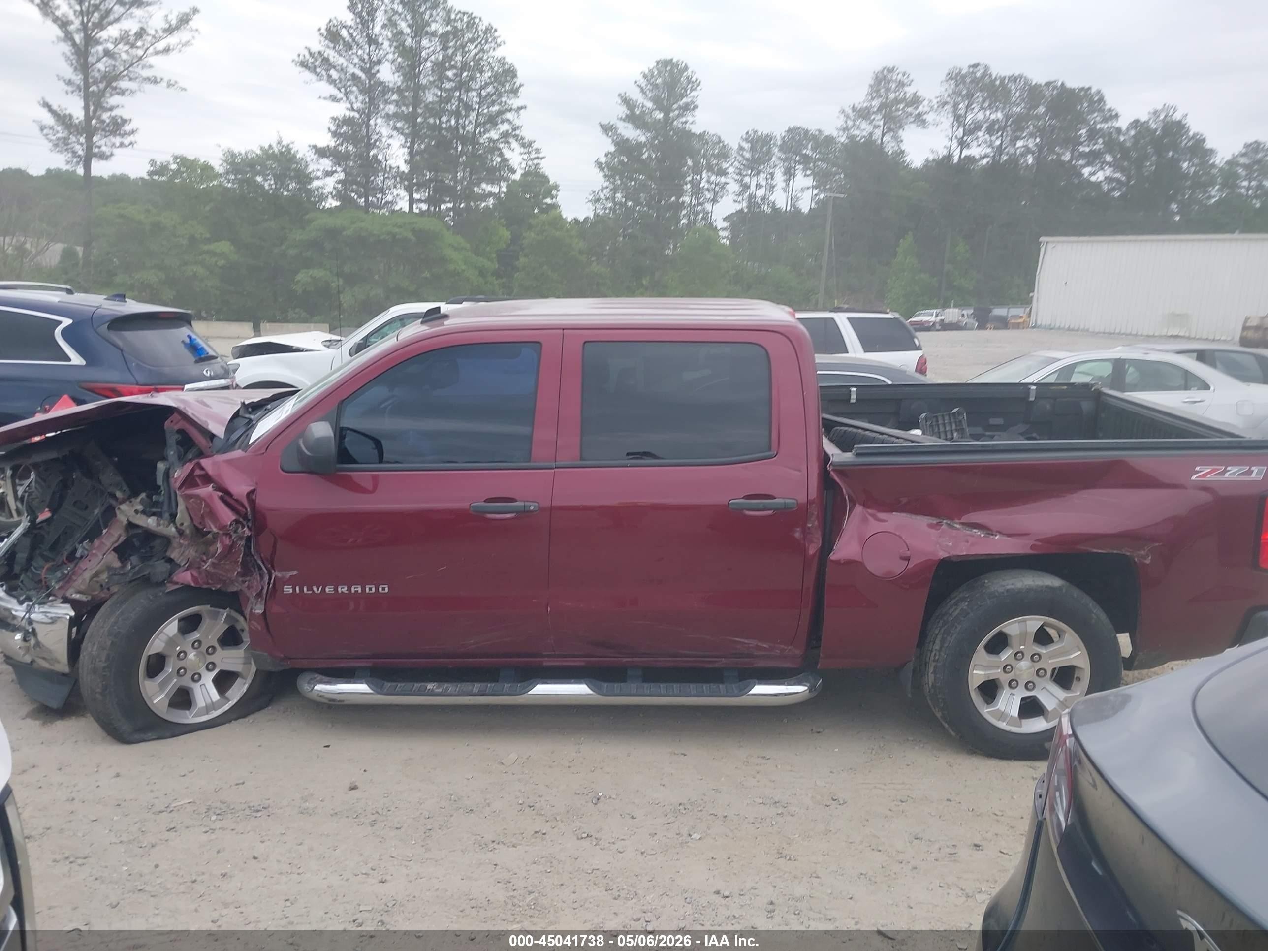 2014 Chevrolet Silverado 1500 2lt Burgundy vin: 3GCPCREC7EG476892