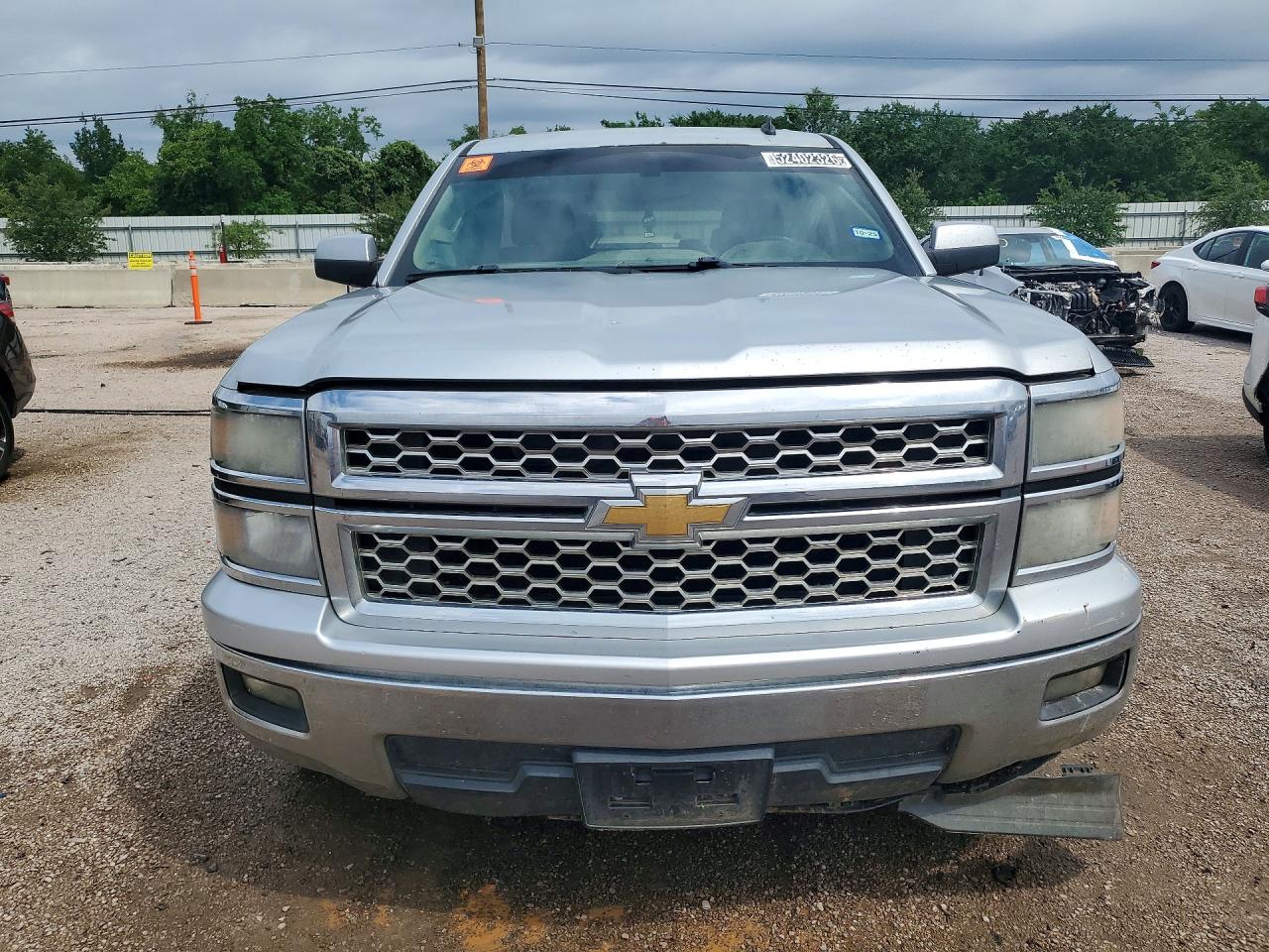 2014 Chevrolet Silverado C1500 Lt Silver vin: 3GCPCREC7EG483745