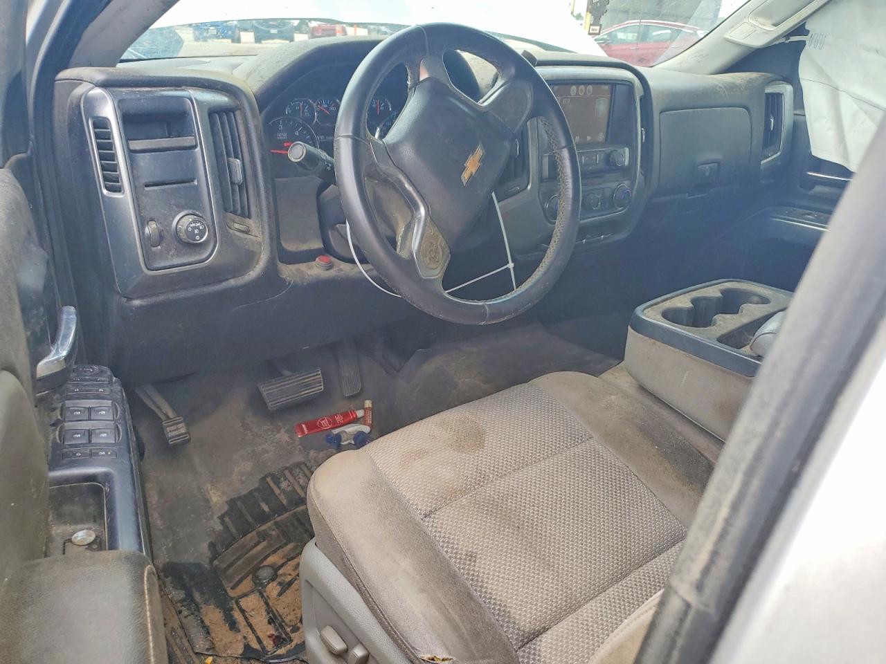 2014 Chevrolet Silverado C1500 Lt Silver vin: 3GCPCREC7EG483745