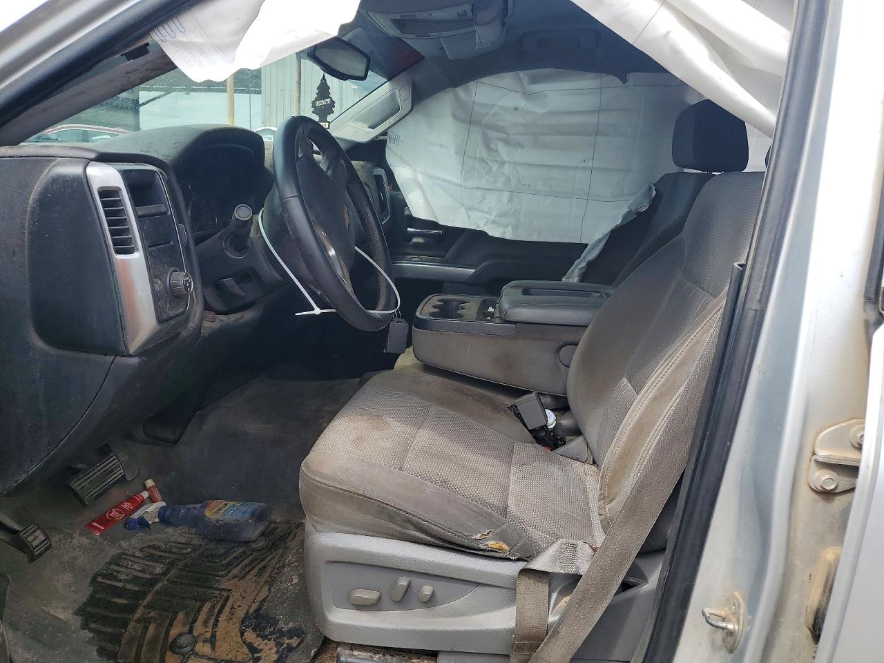 2014 Chevrolet Silverado C1500 Lt Silver vin: 3GCPCREC7EG483745
