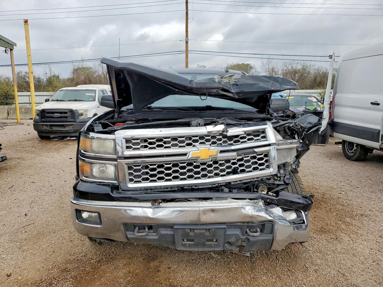 2014 Chevrolet Silverado C1500 Lt Black vin: 3GCPCREC7EG543524