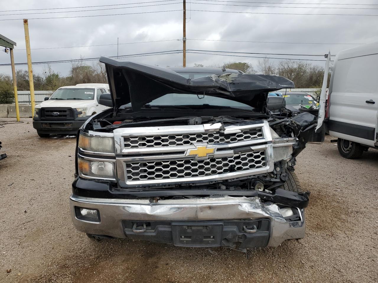 2014 Chevrolet Silverado C1500 Lt Black vin: 3GCPCREC7EG543524 Damage: Grille, Broken, Replacement Required