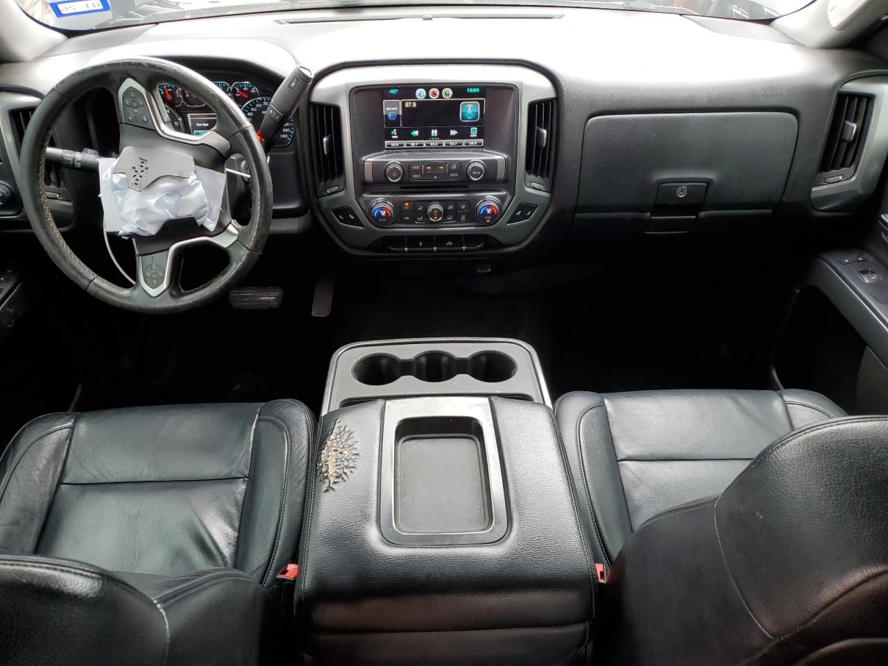 2014 Chevrolet Silverado C1500 Lt Black vin: 3GCPCREC7EG543524 Damage: Front Center Armrest, Torn, 11 To 12 Inches