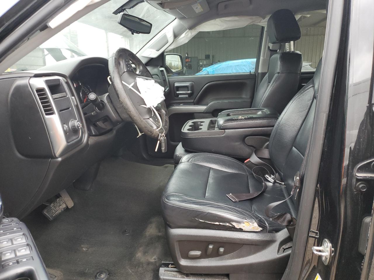 2014 Chevrolet Silverado C1500 Lt Black vin: 3GCPCREC7EG543524 Damage: Left Front Seat, Torn, > 12 Inches