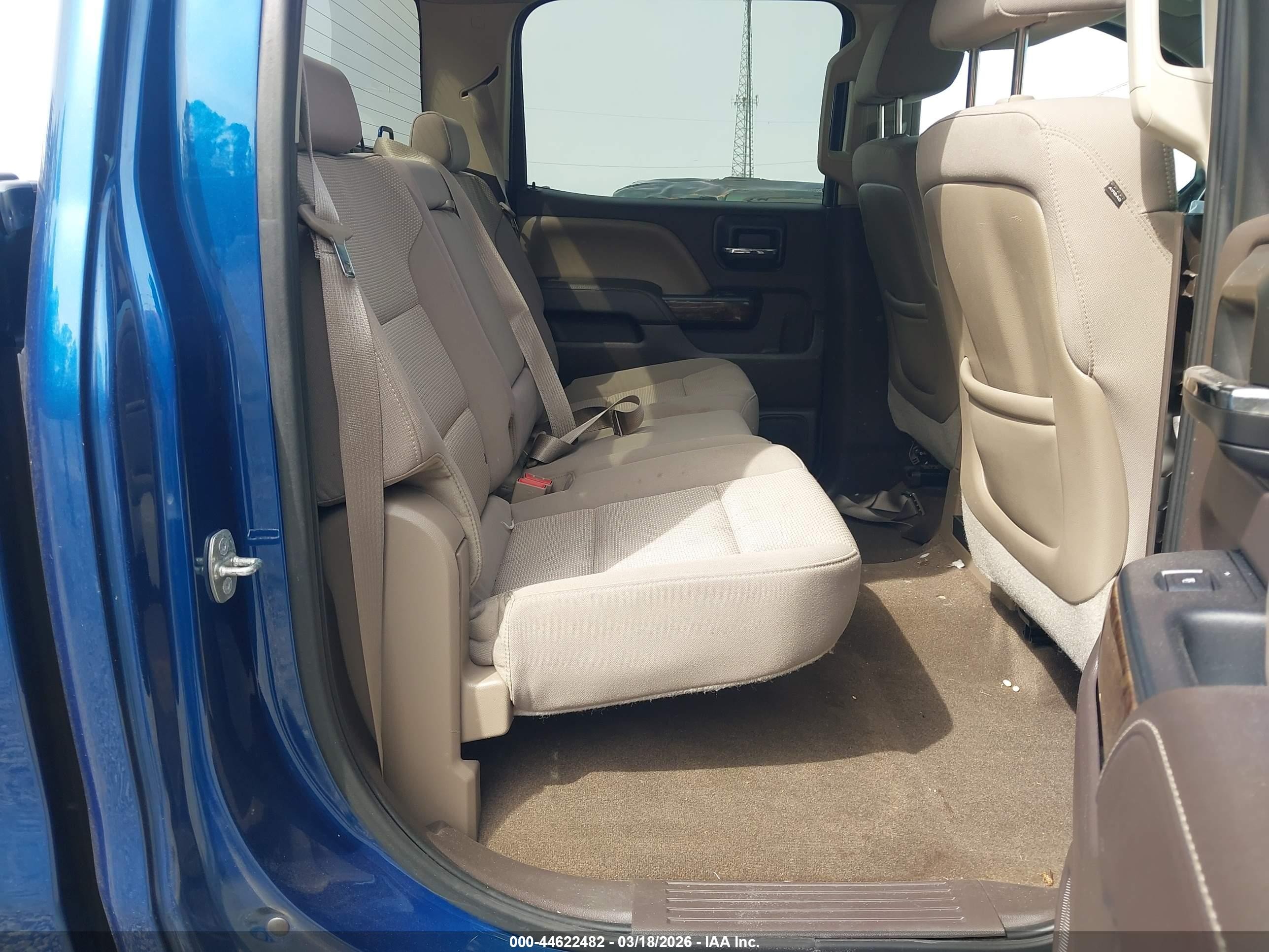 2015 Chevrolet Silverado 1500 1lt Blue vin: 3GCPCREC7FG163312