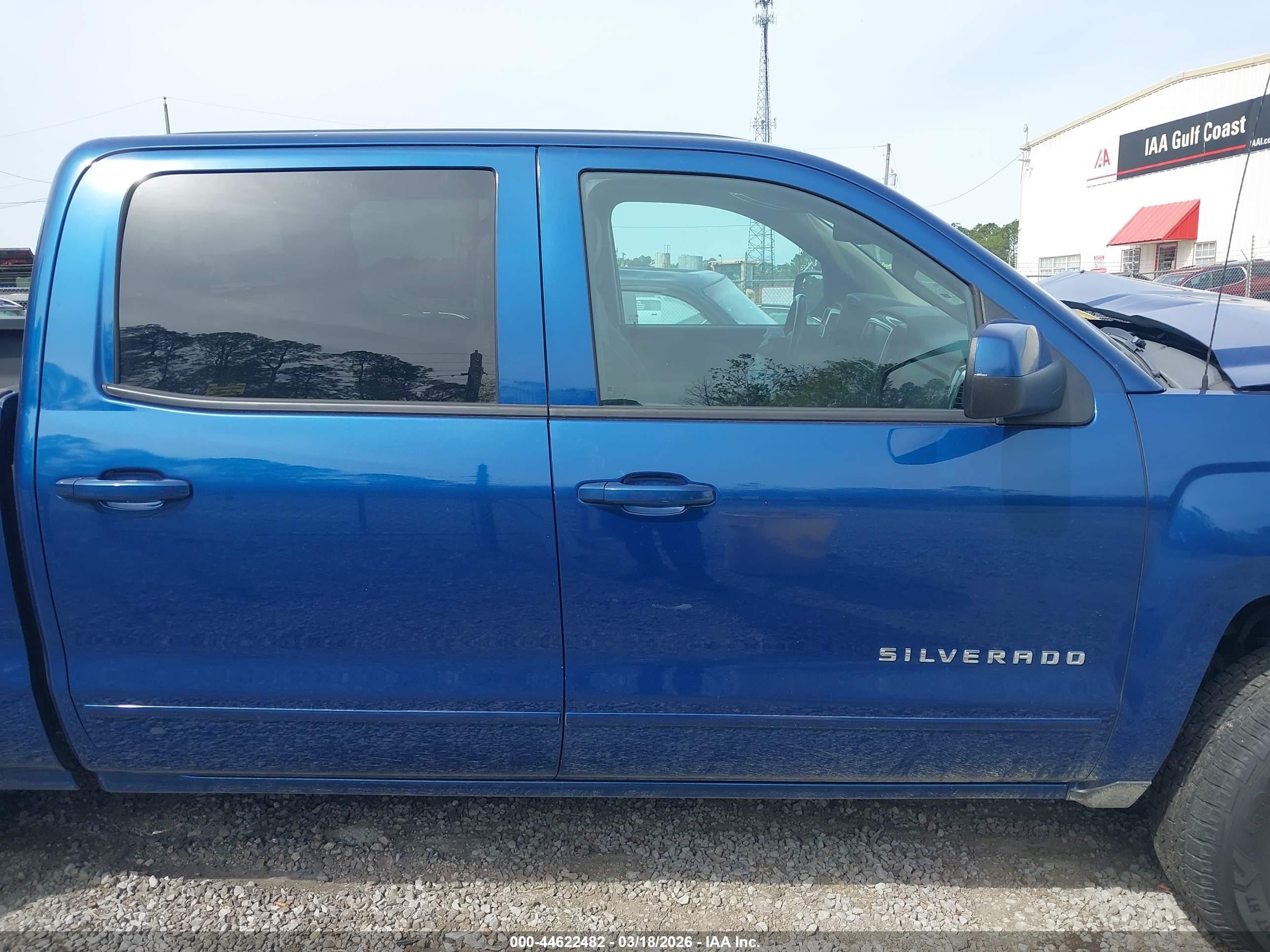 2015 Chevrolet Silverado 1500 1lt Blue vin: 3GCPCREC7FG163312