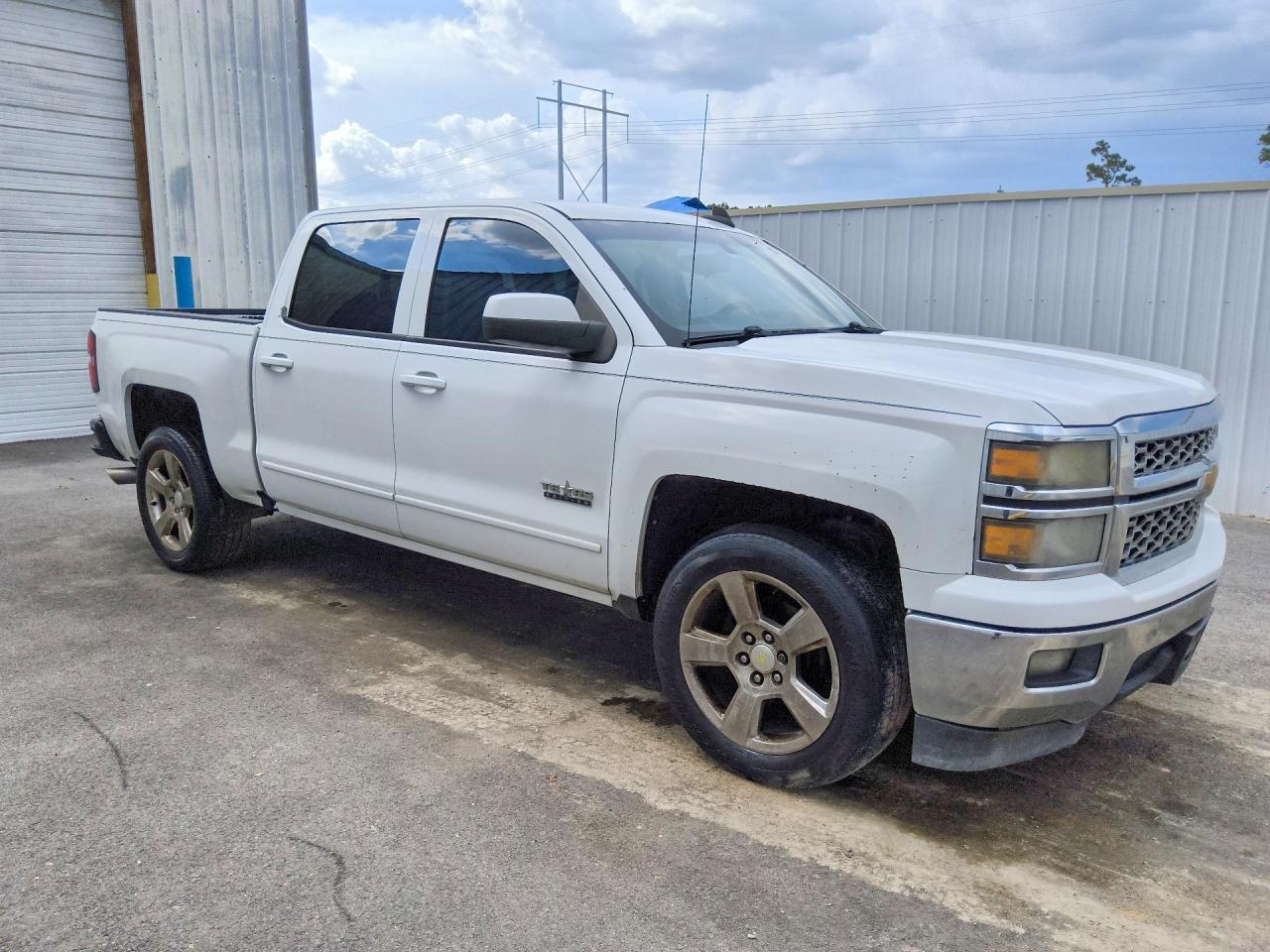 2015 Chevrolet Silverado C1500 Lt White vin: 3GCPCREC7FG232872