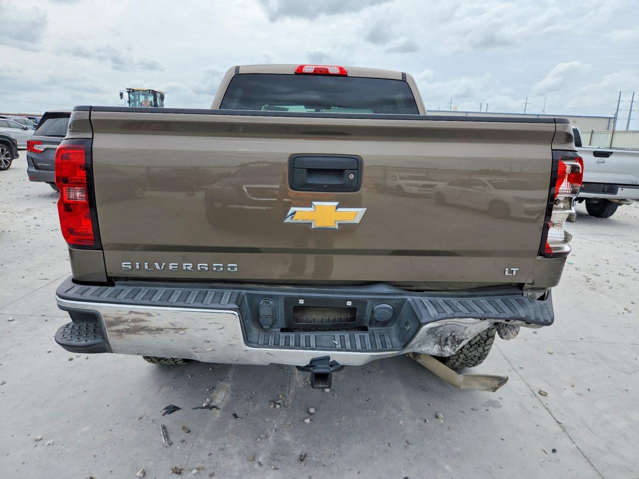 2015 Chevrolet Silverado C1500 Lt Коричневый vin: 3GCPCREC7FG396879