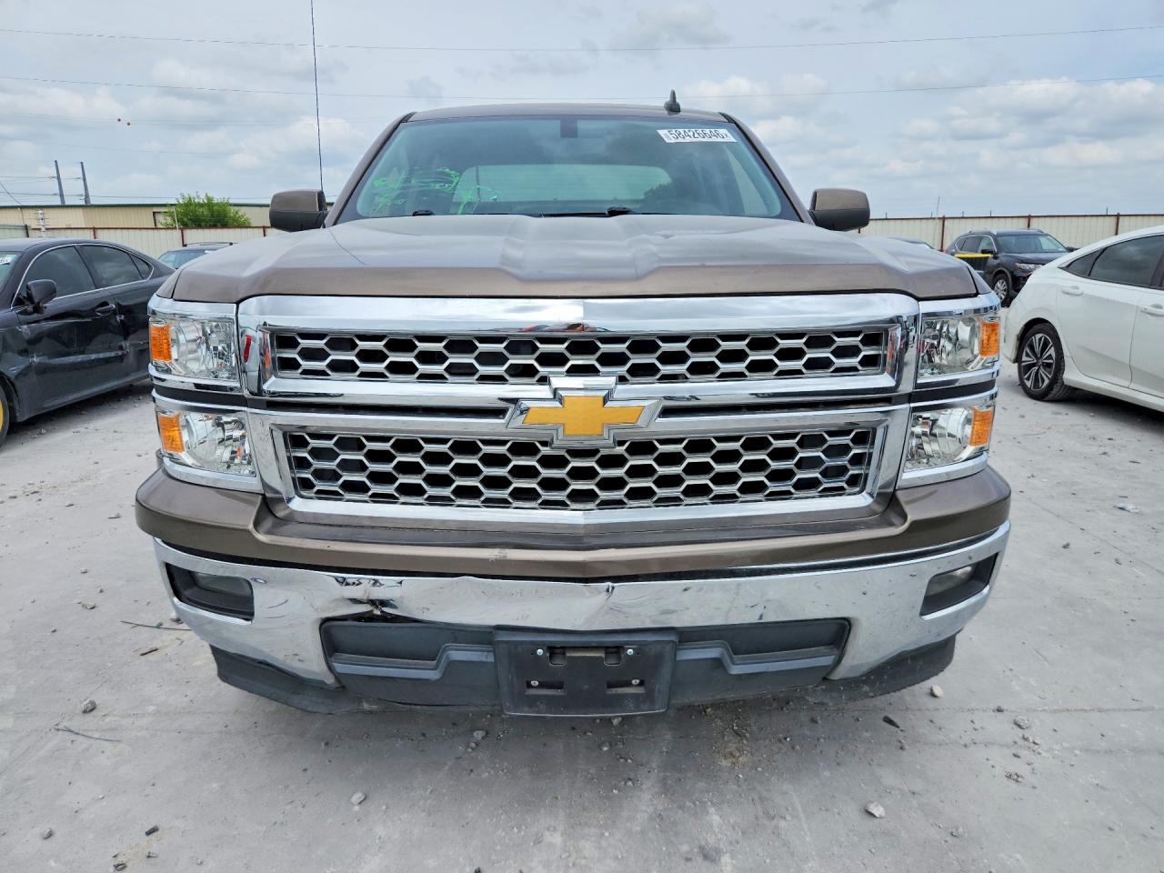 2015 Chevrolet Silverado C1500 Lt Коричневый vin: 3GCPCREC7FG396879
