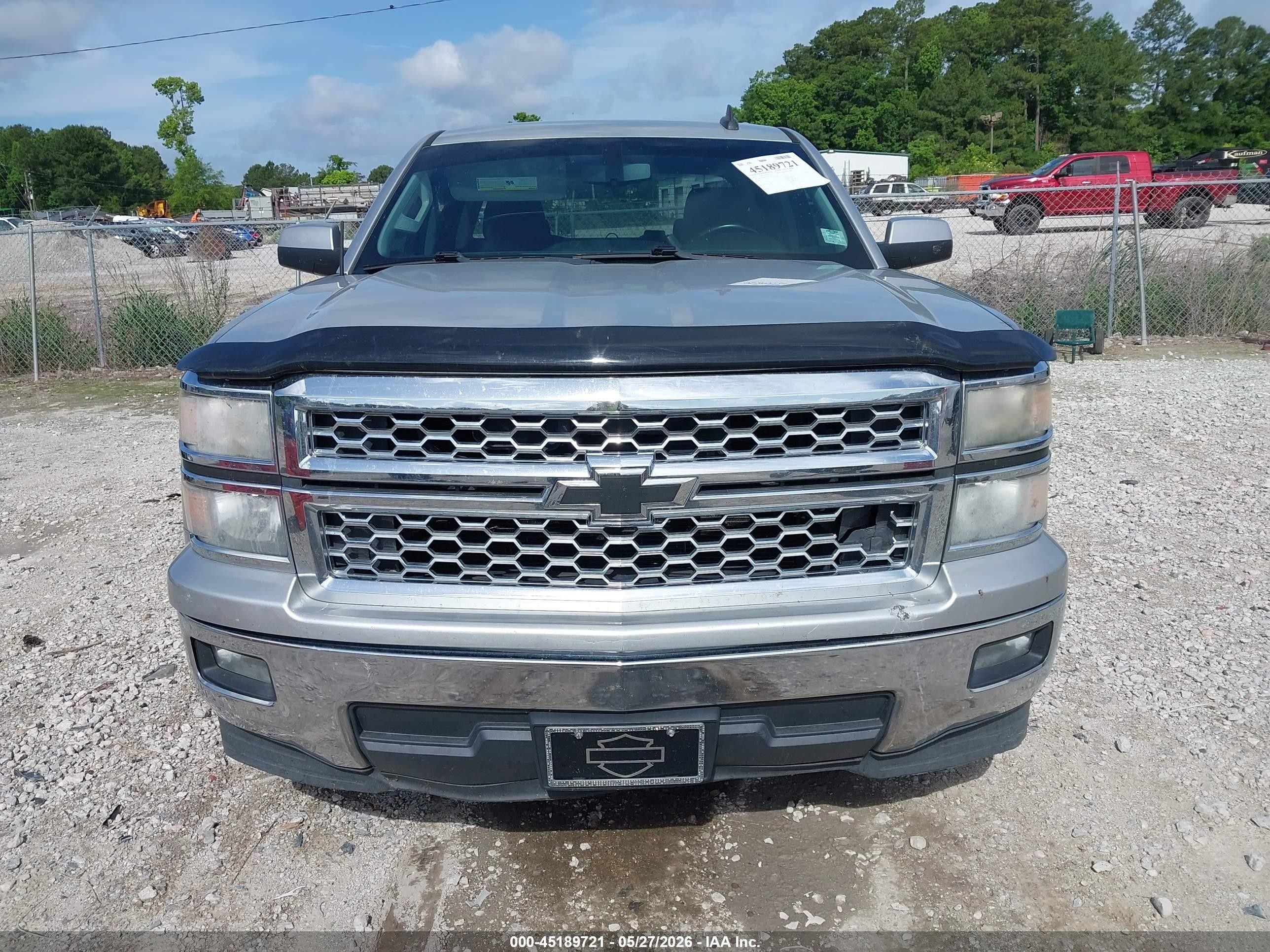 2015 Chevrolet Silverado 1500 1lt Silver vin: 3GCPCREC7FG415415