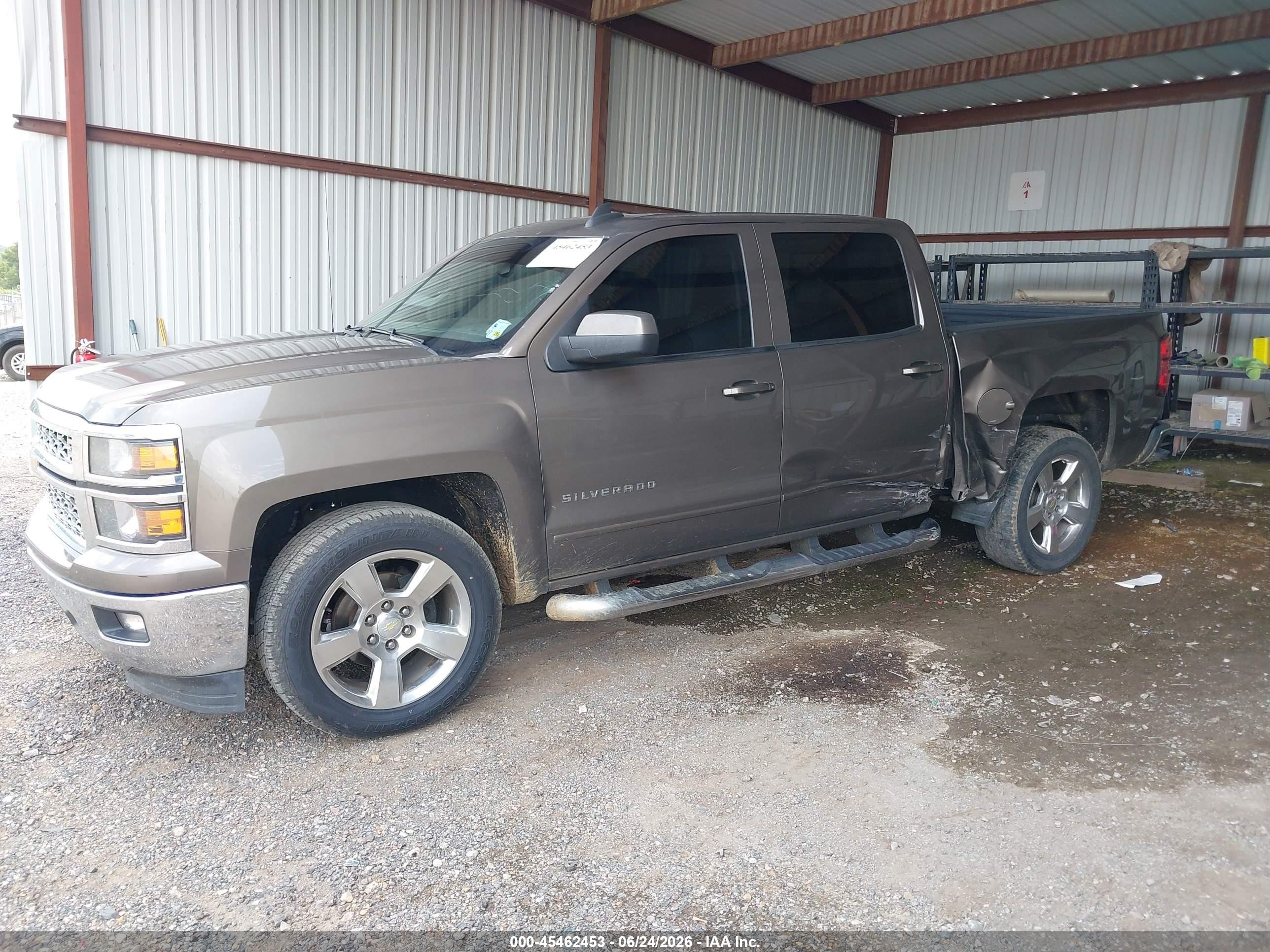 2015 Chevrolet Silverado 1500 Lt Champagne vin: 3GCPCREC7FG456286