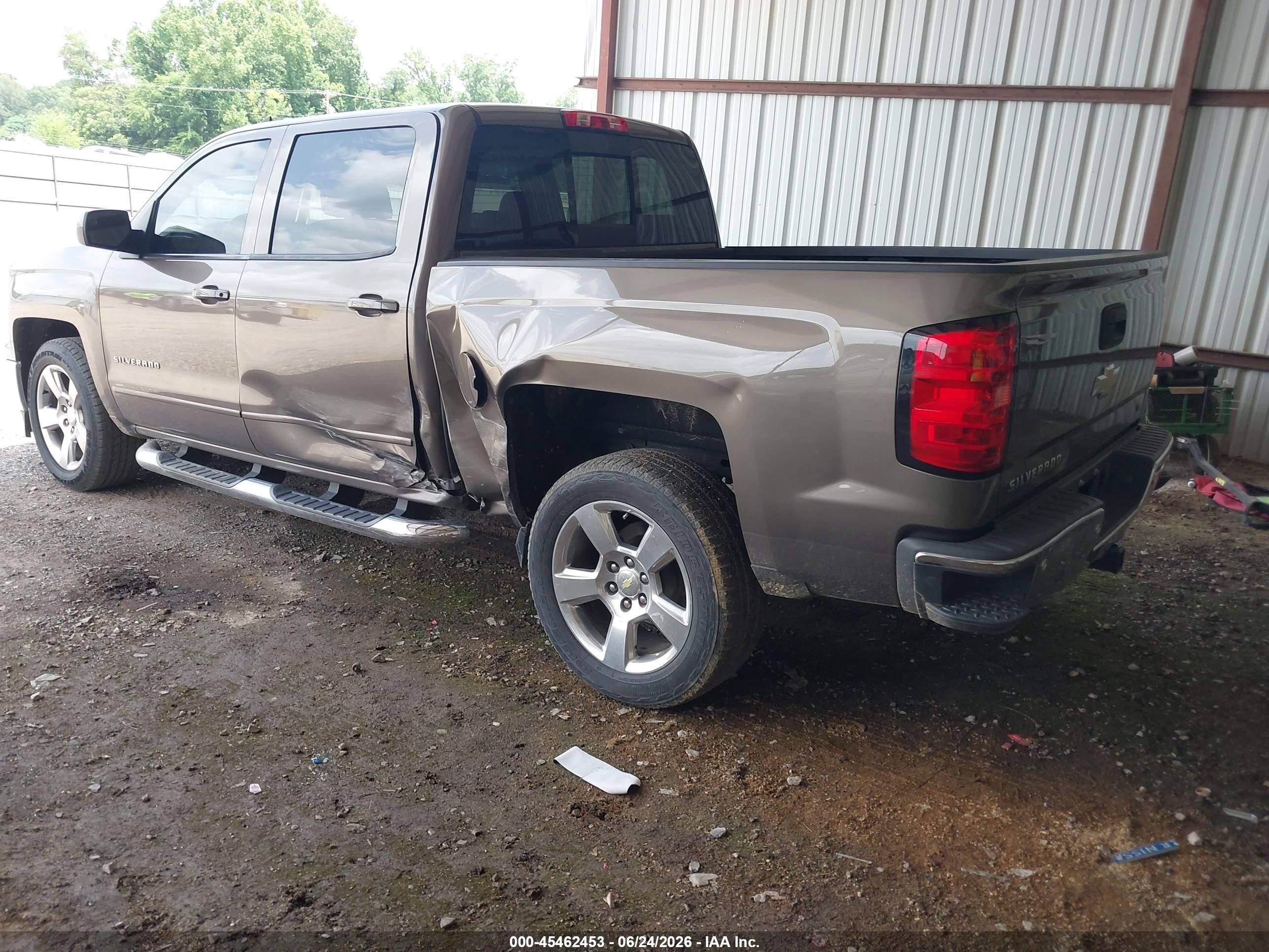 2015 Chevrolet Silverado 1500 Lt Champagne vin: 3GCPCREC7FG456286
