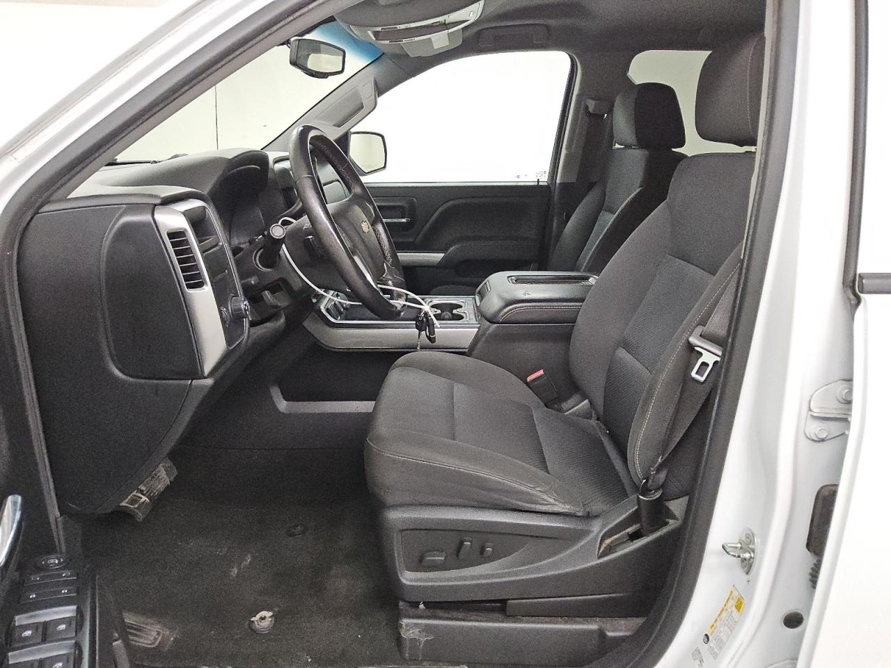 2017 Chevrolet Silverado C1500 Lt White vin: 3GCPCREC7HG408547 Damage: Left Front Seat Cushion, Worn, Replacement Required