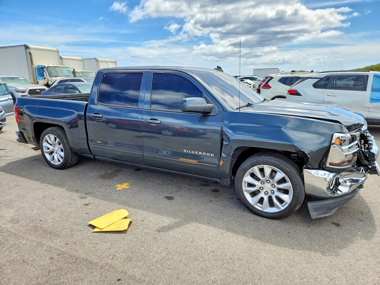 2017 Chevrolet Silverado C1500 Lt Black vin: 3GCPCREC7HG444142