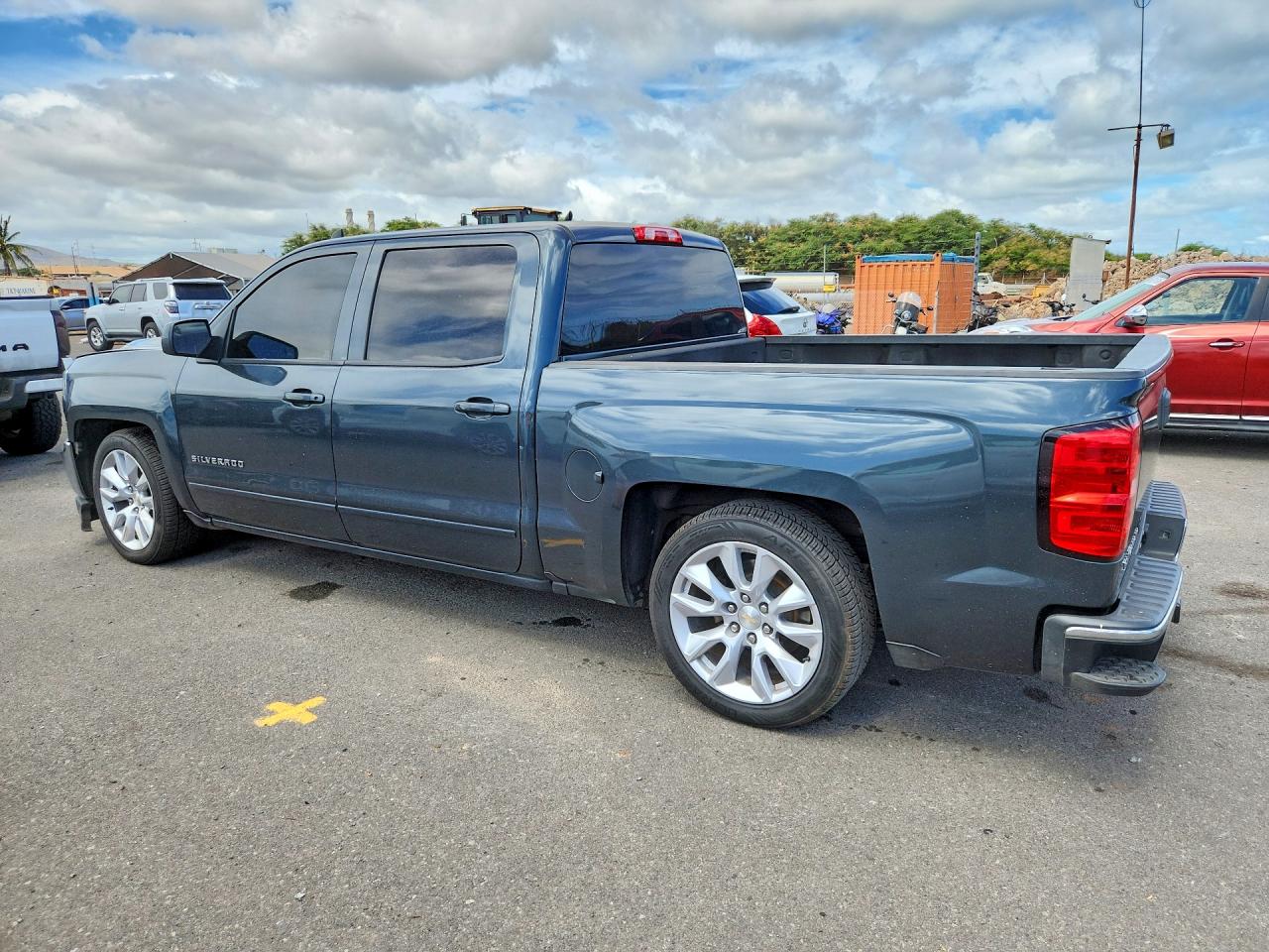 2017 Chevrolet Silverado C1500 Lt Black vin: 3GCPCREC7HG444142