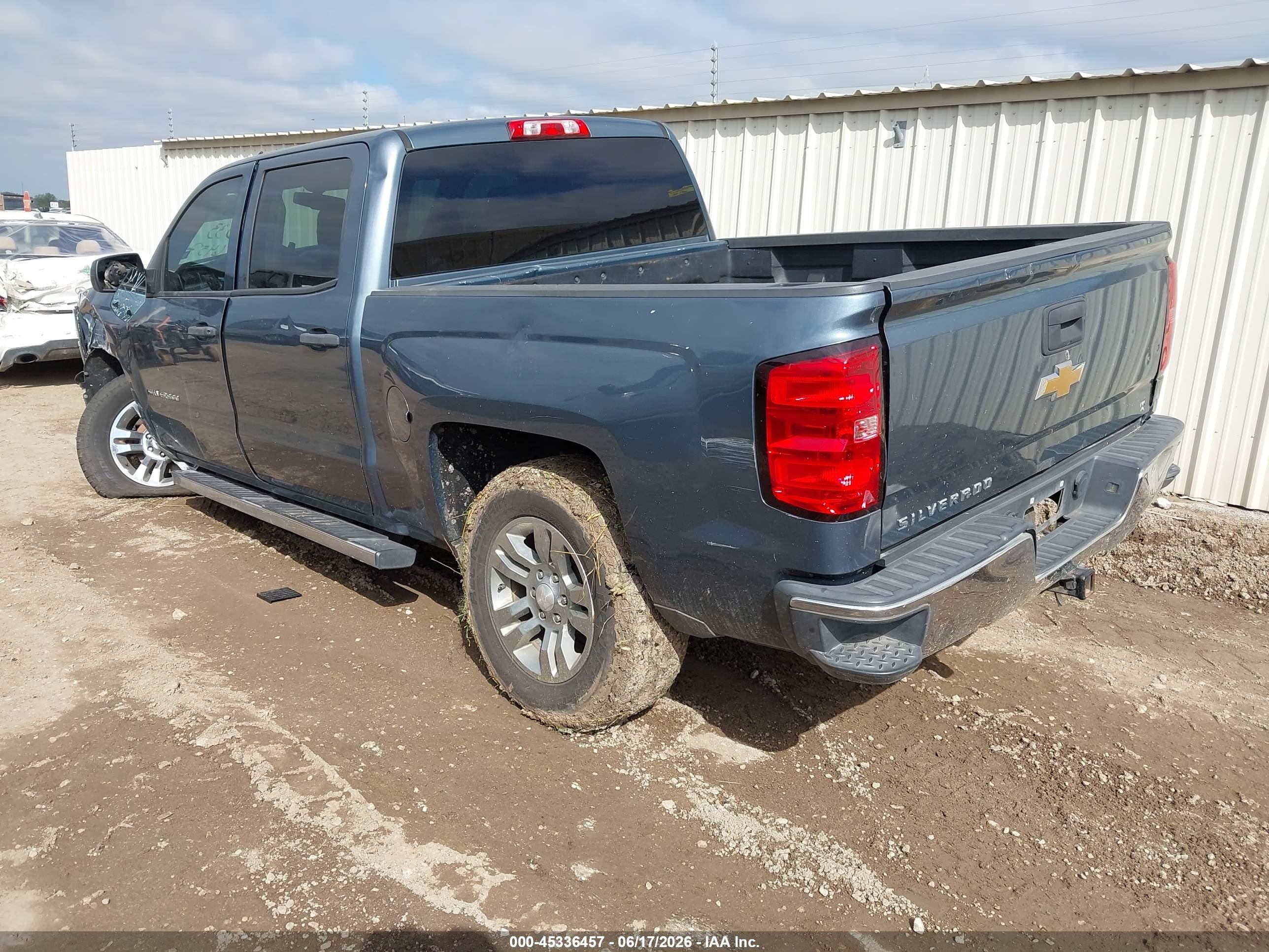 2014 Chevrolet Silverado 1500 1lt Blue vin: 3GCPCREC8EG131418