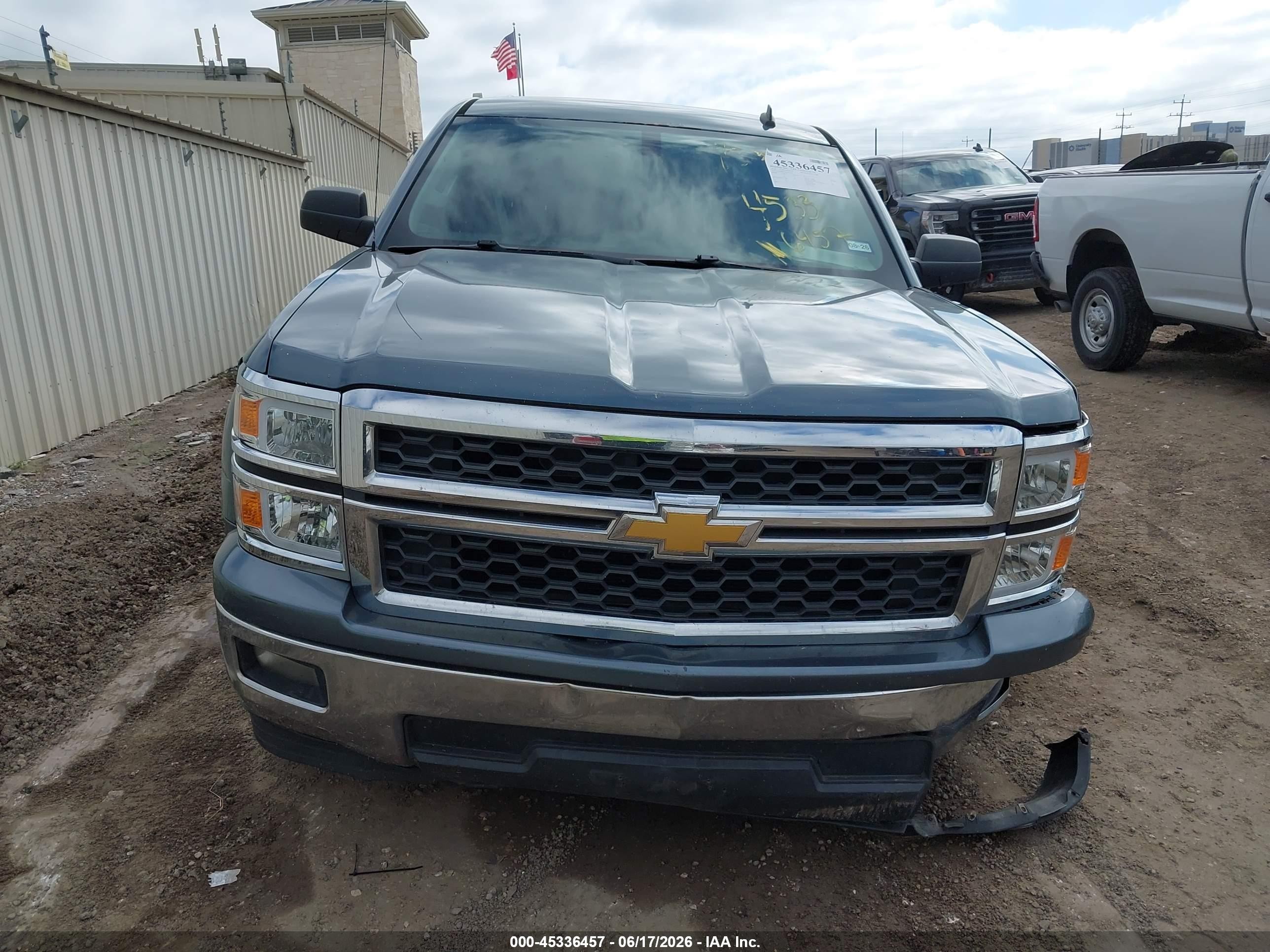 2014 Chevrolet Silverado 1500 1lt Blue vin: 3GCPCREC8EG131418