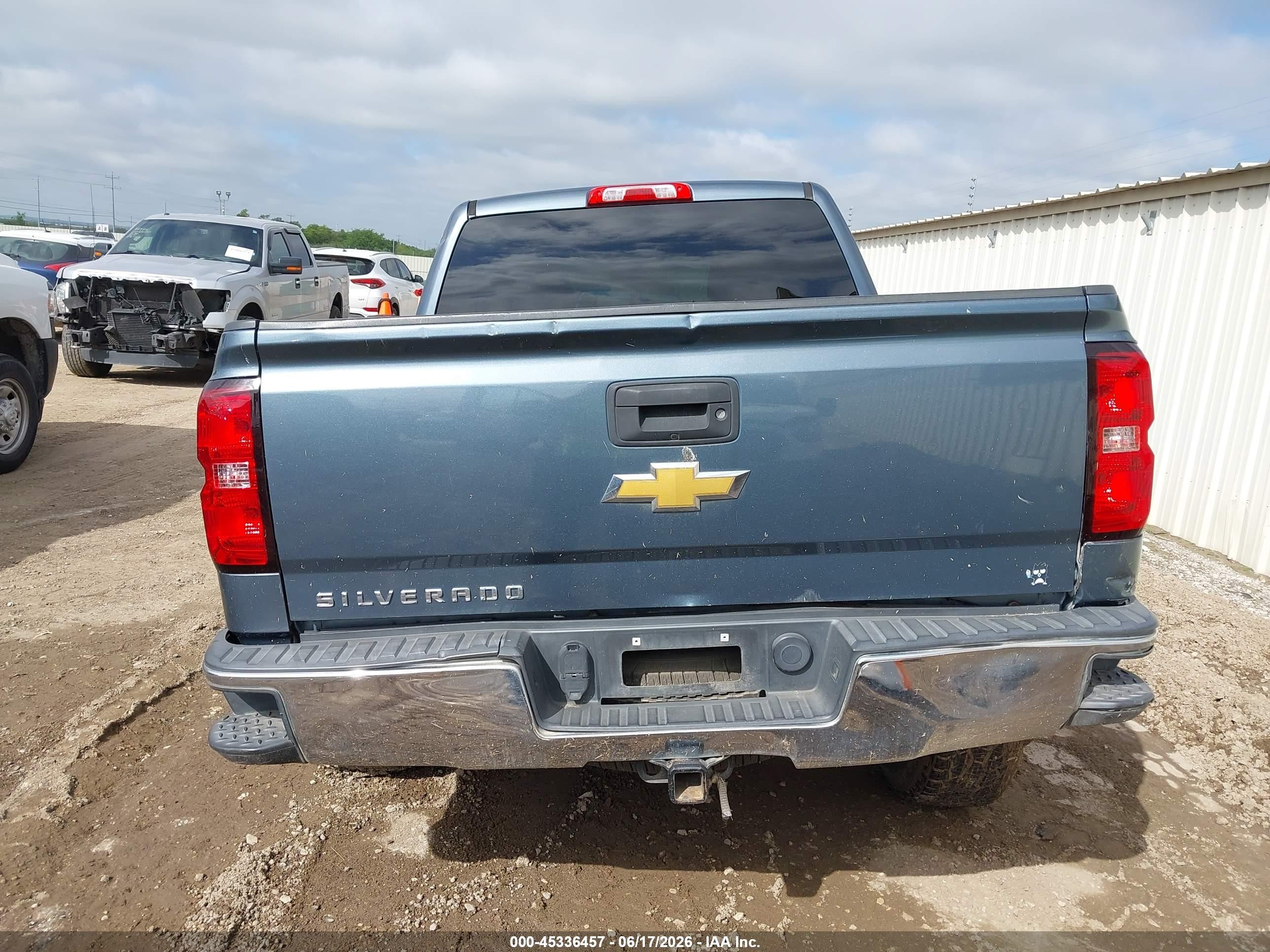 2014 Chevrolet Silverado 1500 1lt Blue vin: 3GCPCREC8EG131418