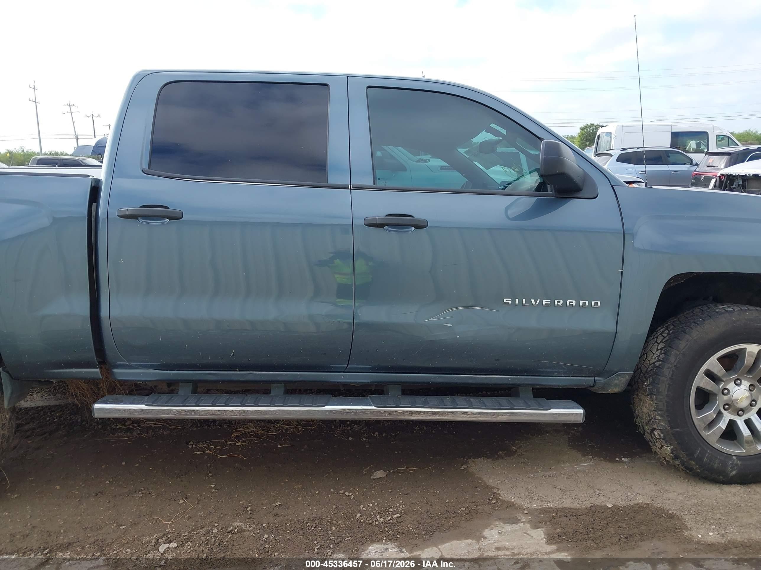 2014 Chevrolet Silverado 1500 1lt Blue vin: 3GCPCREC8EG131418