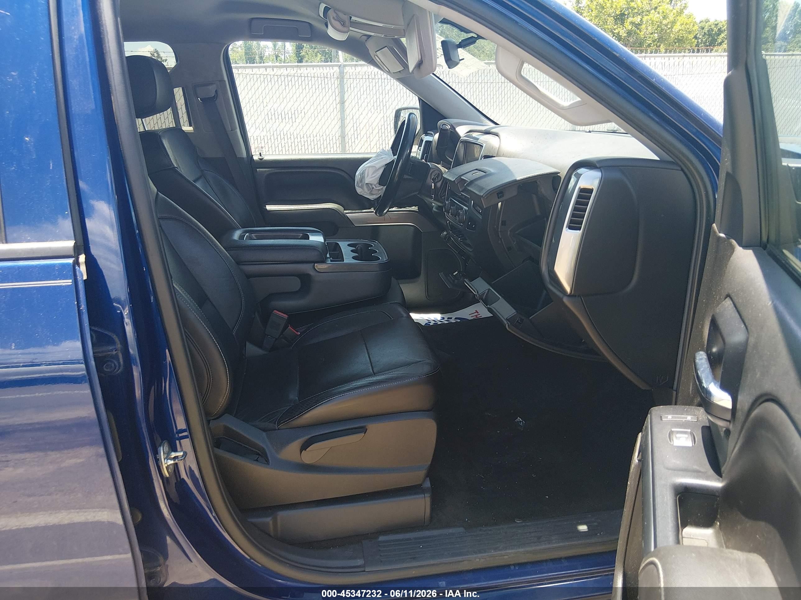 2014 Chevrolet Silverado 1500 Lt Blue vin: 3GCPCREC8EG176648