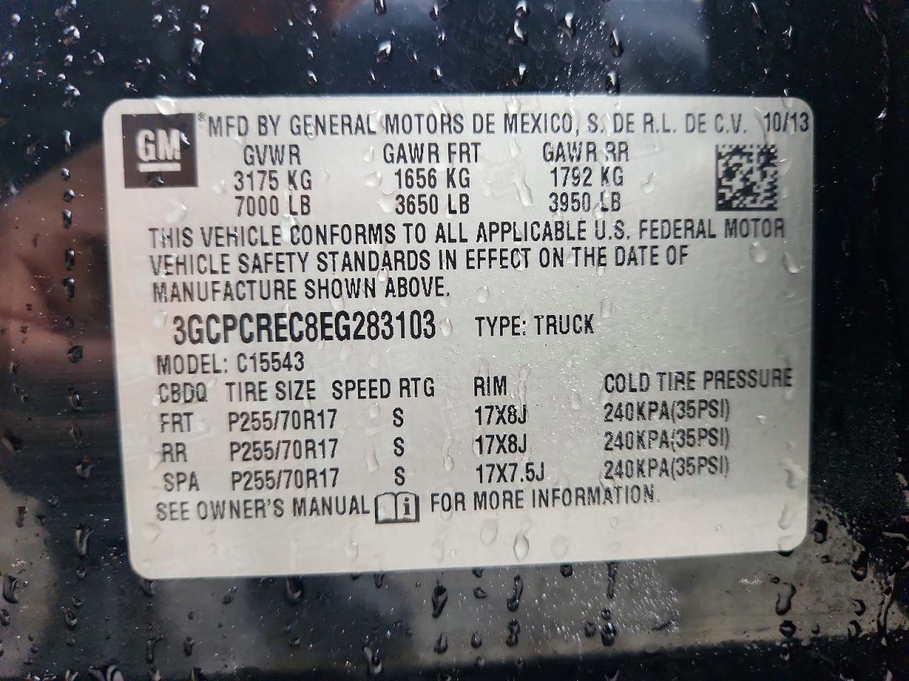 2014 Chevrolet Silverado C1500 Lt Black vin: 3GCPCREC8EG283103
