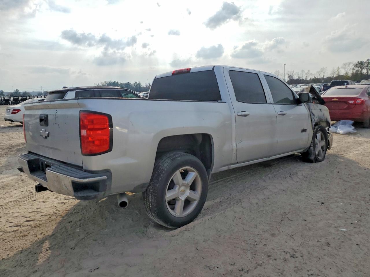 2014 Chevrolet Silverado C1500 Lt Silver vin: 3GCPCREC8EG288687
