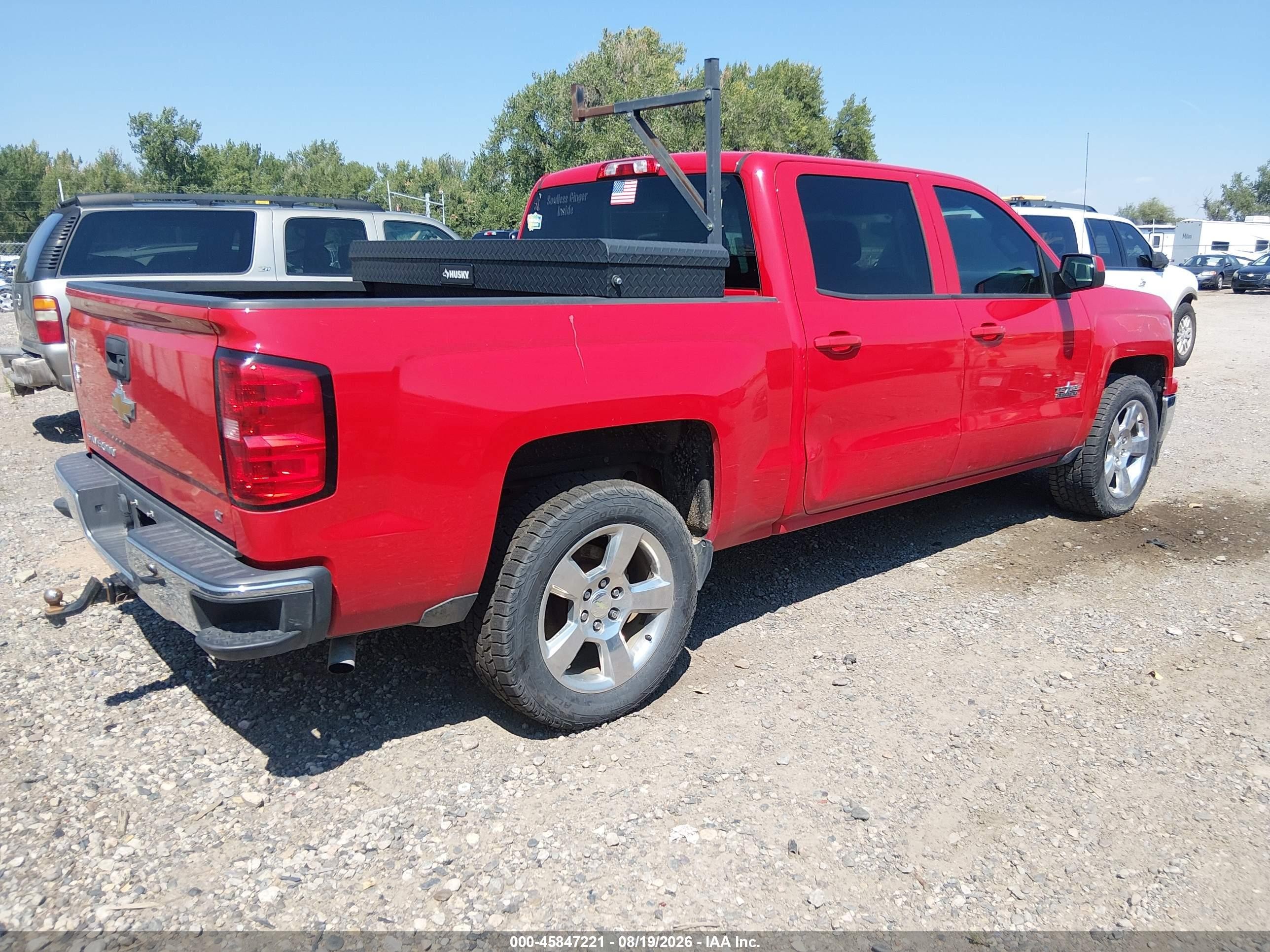 2014 Chevrolet Silverado 1500 Lt Red vin: 3GCPCREC8EG366269