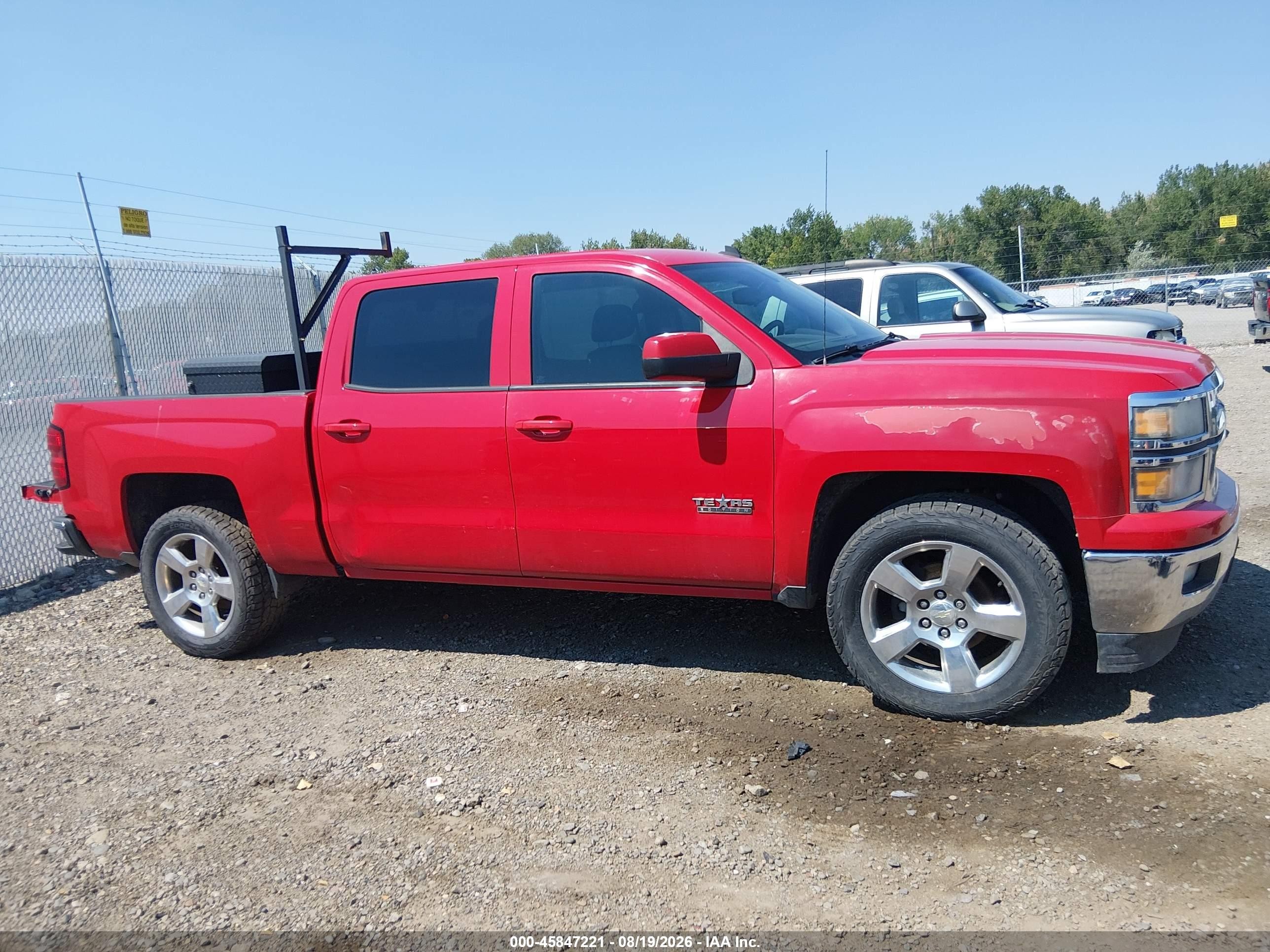 2014 Chevrolet Silverado 1500 Lt Red vin: 3GCPCREC8EG366269