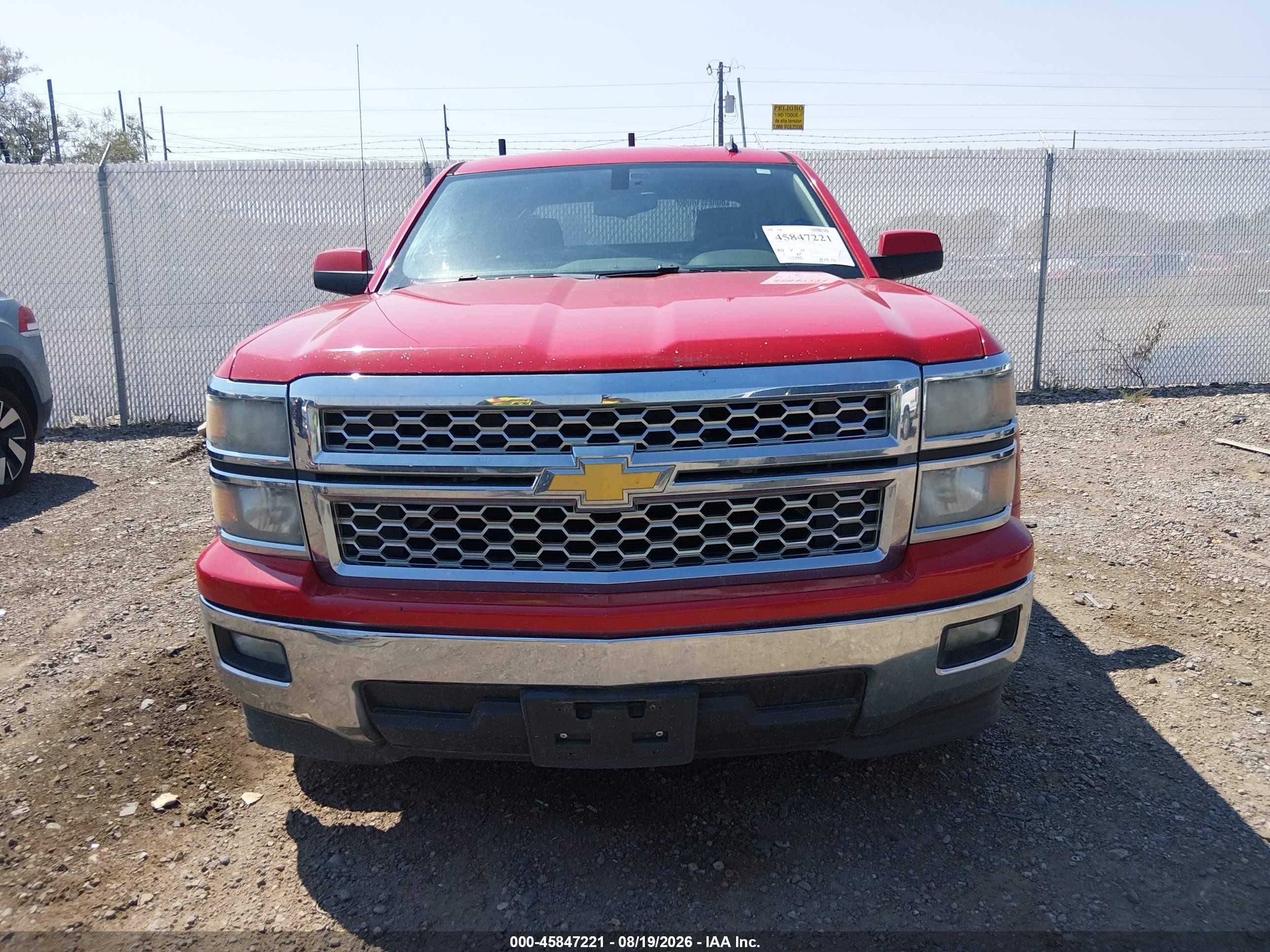 2014 Chevrolet Silverado 1500 Lt Red vin: 3GCPCREC8EG366269