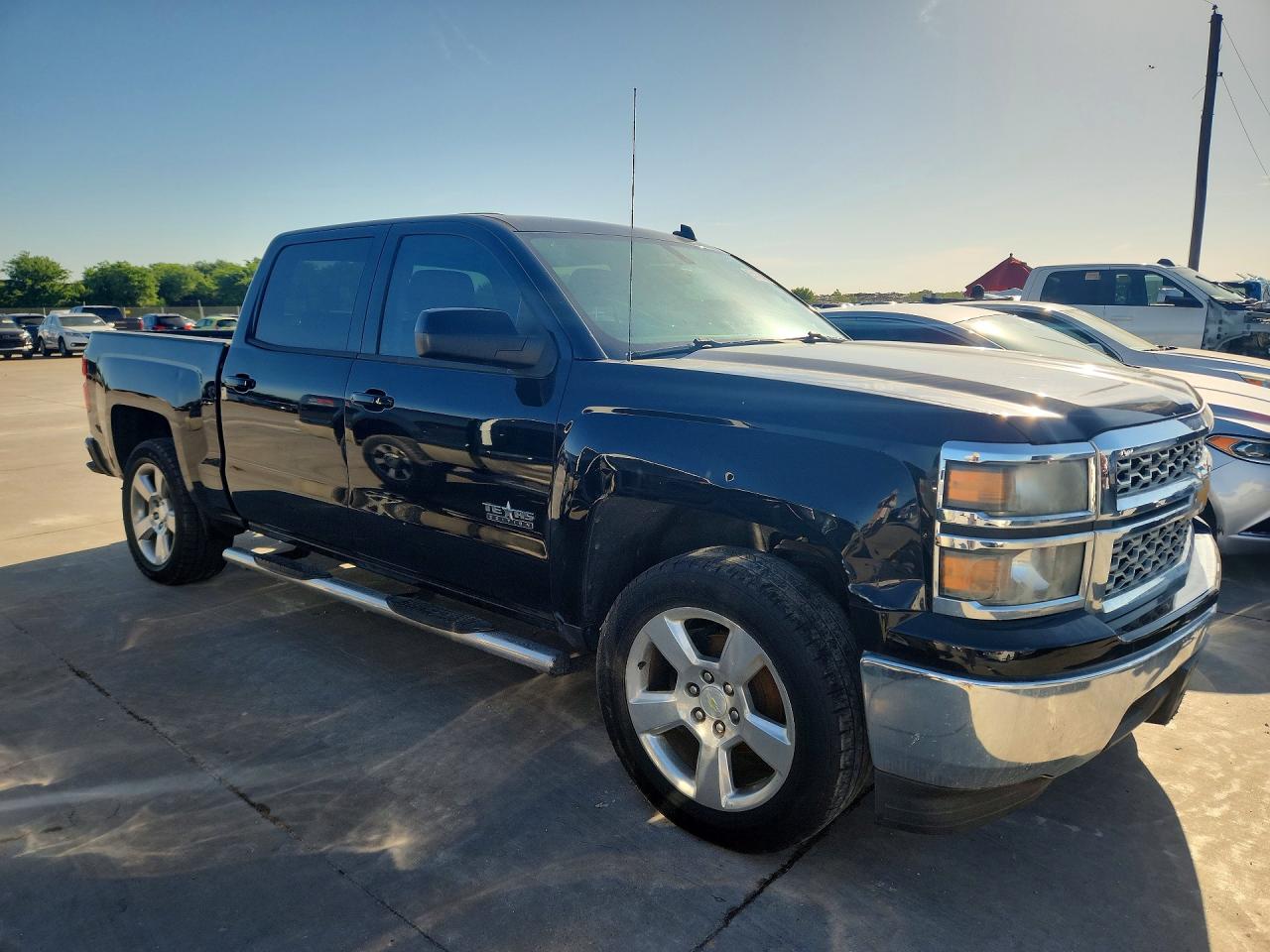 2014 Chevrolet Silverado C1500 Lt Black vin: 3GCPCREC8EG392676