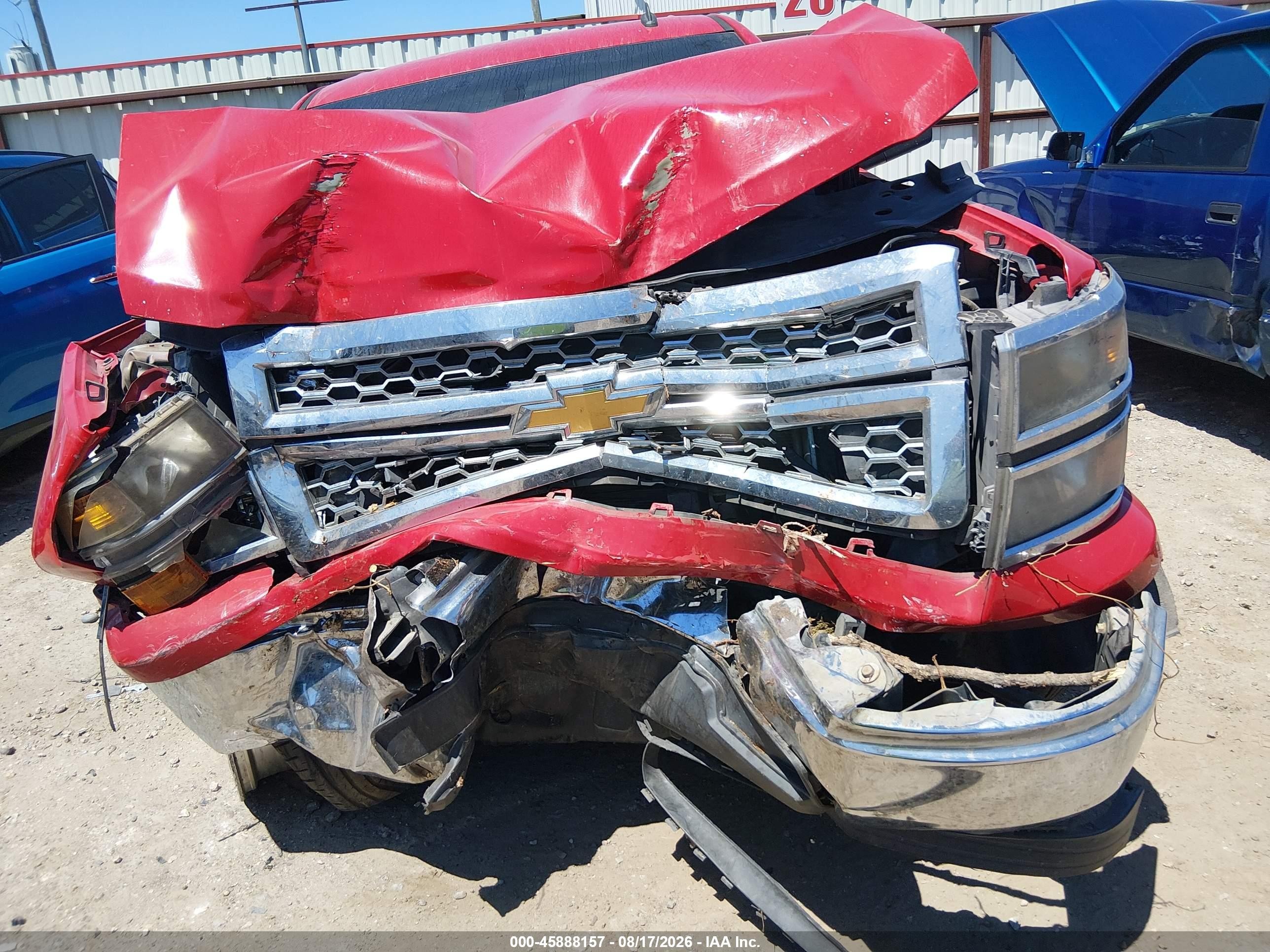 2014 Chevrolet Silverado 1500 Lt Red vin: 3GCPCREC8EG398610