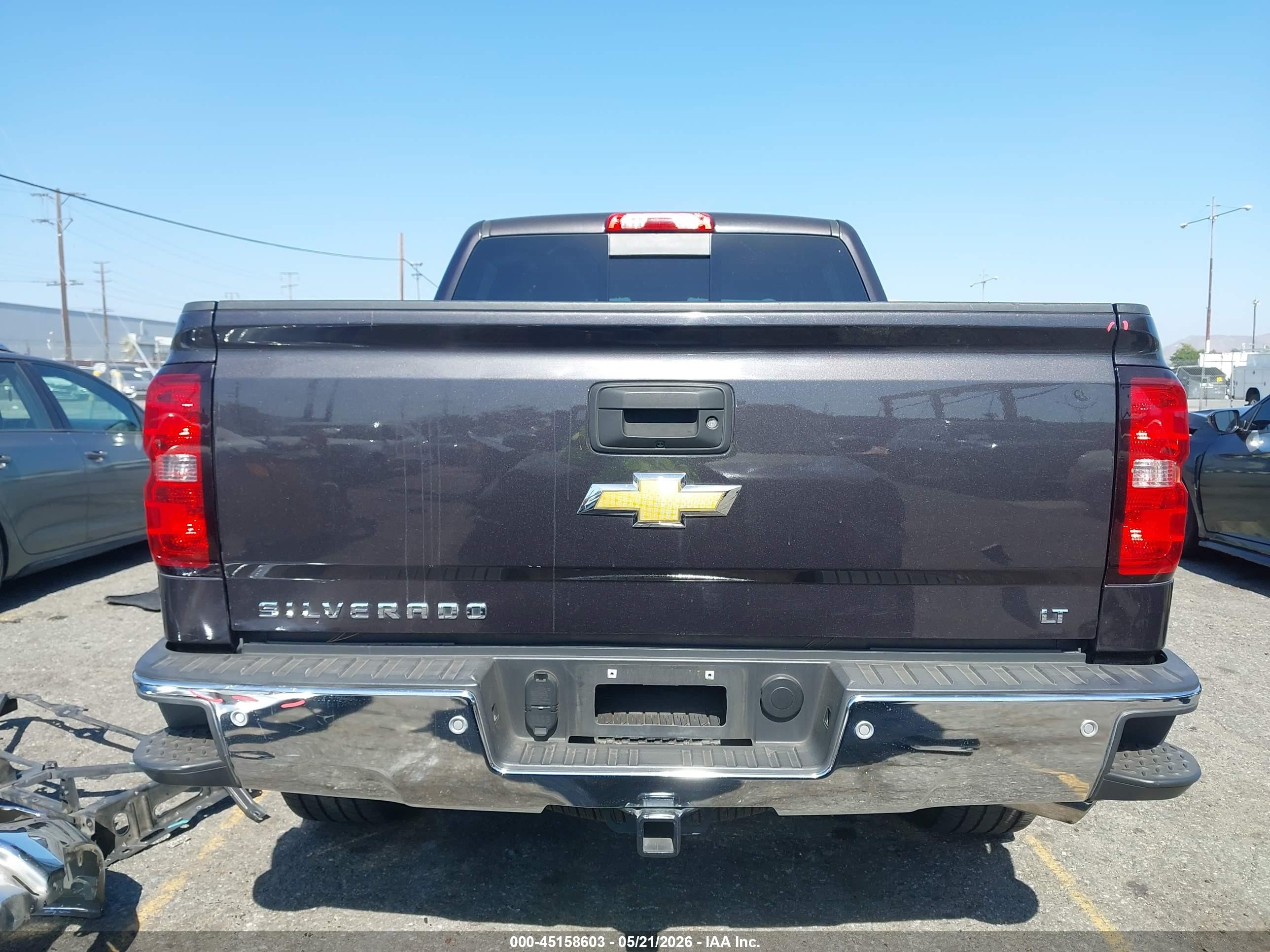 2014 Chevrolet Silverado 1500 1lt Серый vin: 3GCPCREC8EG515652