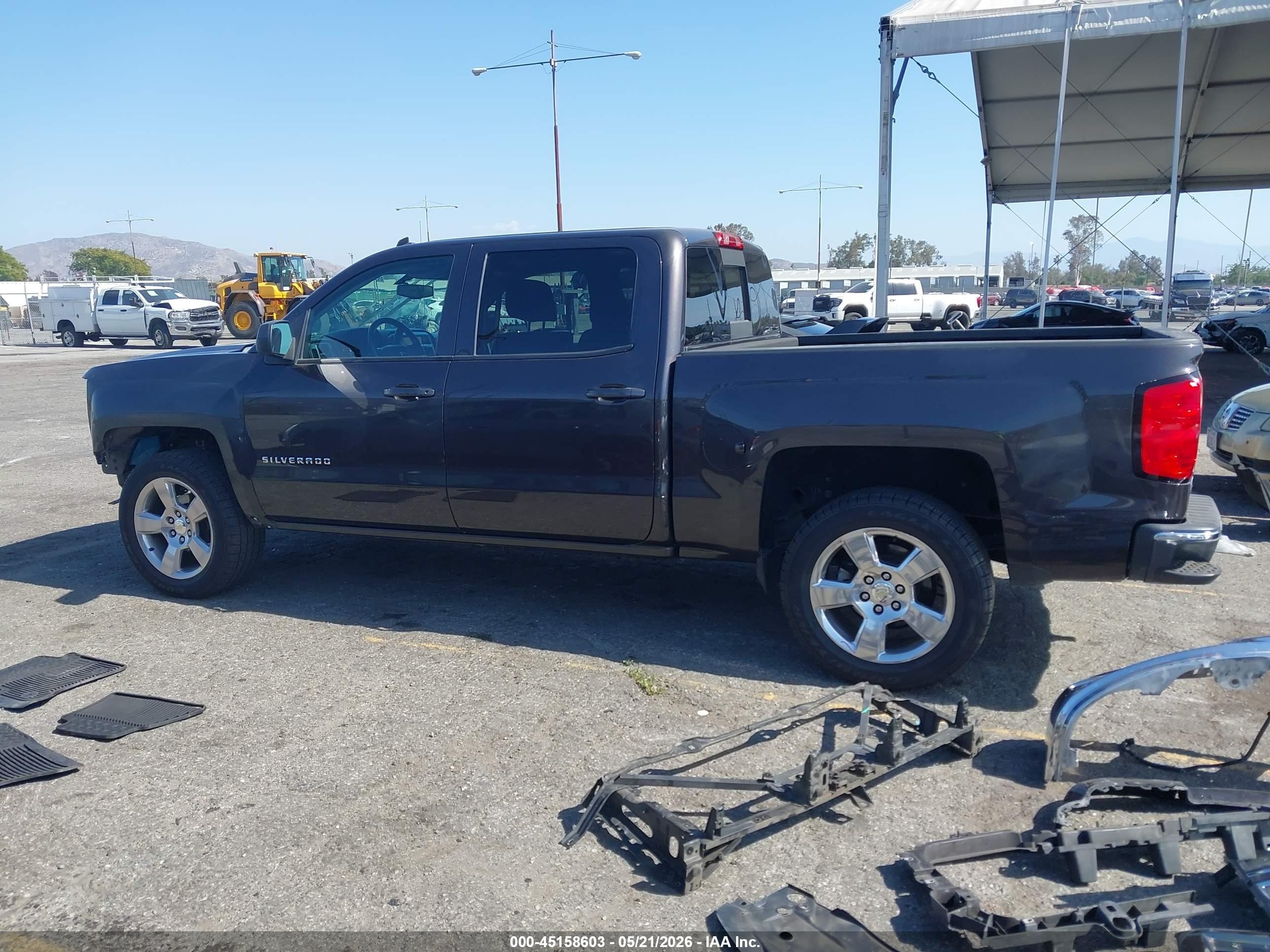2014 Chevrolet Silverado 1500 1lt Серый vin: 3GCPCREC8EG515652