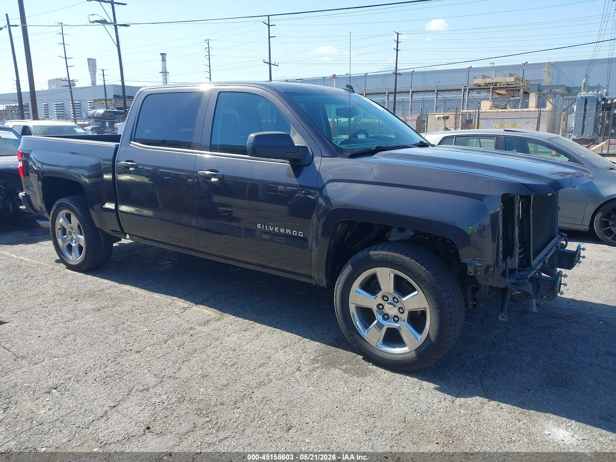 2014 Chevrolet Silverado 1500 1lt Серый vin: 3GCPCREC8EG515652