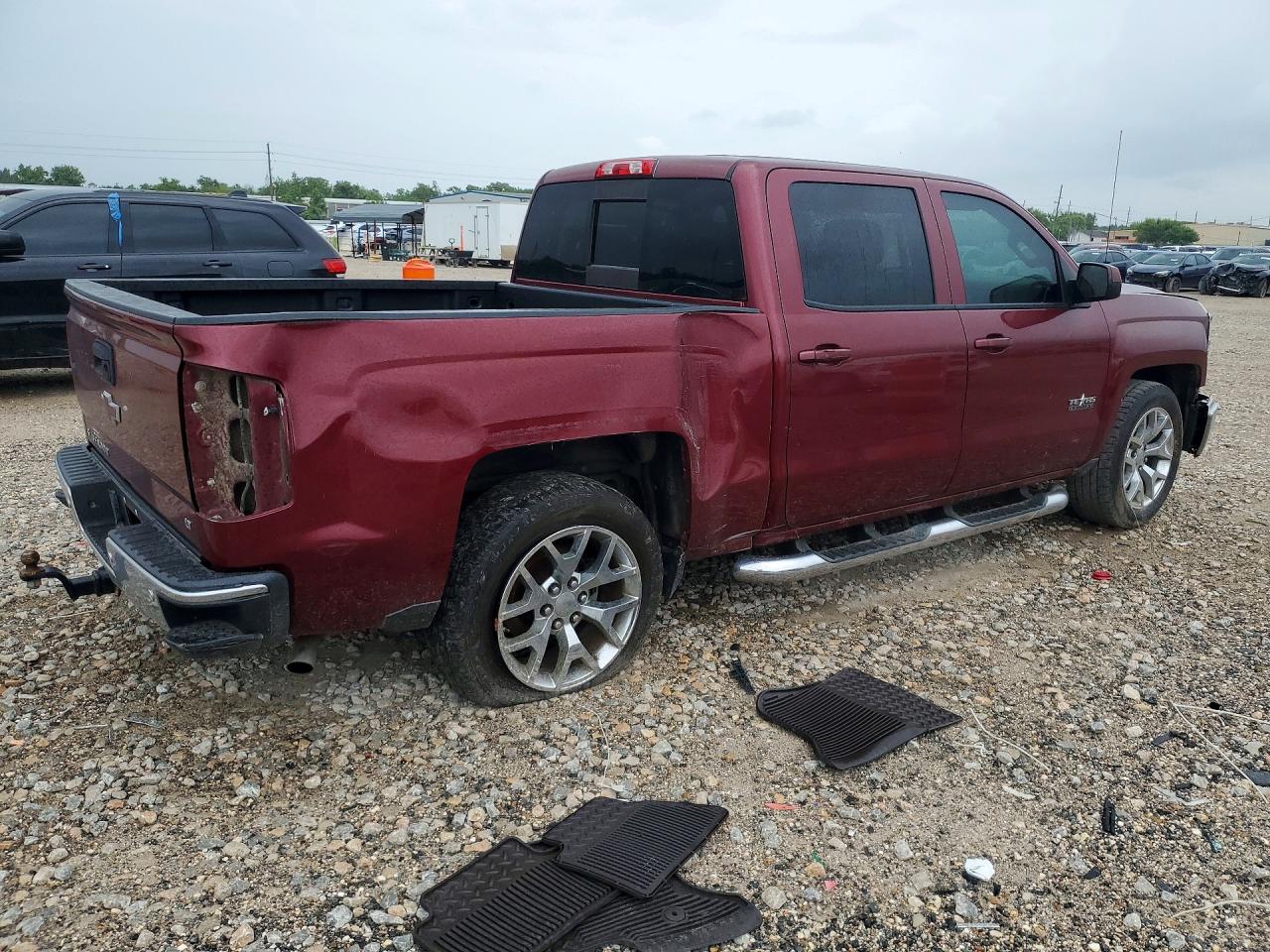 2014 Chevrolet Silverado C1500 Lt Maroon vin: 3GCPCREC8EG545489
