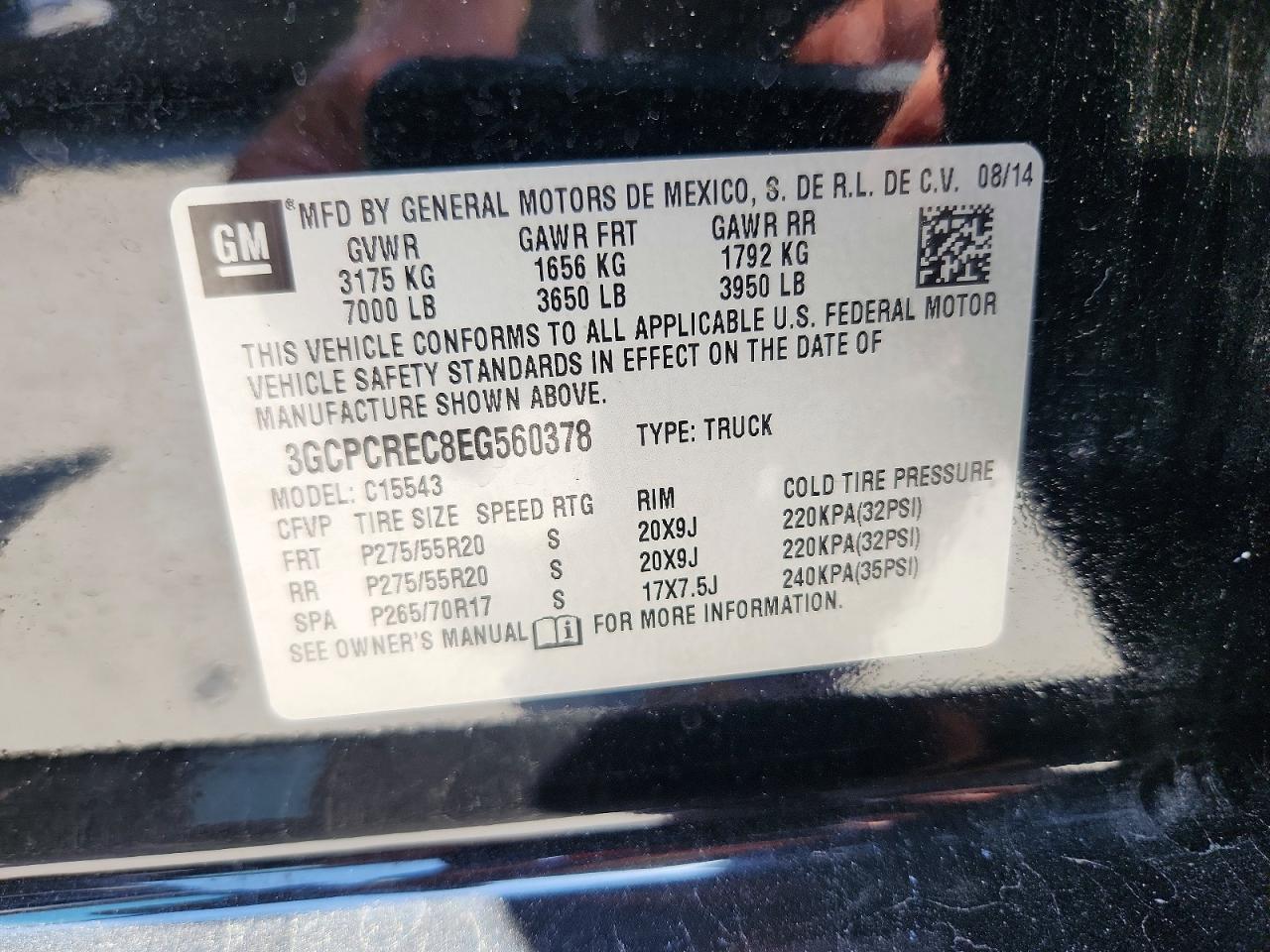 2014 Chevrolet Silverado C1500 Lt Black vin: 3GCPCREC8EG560378