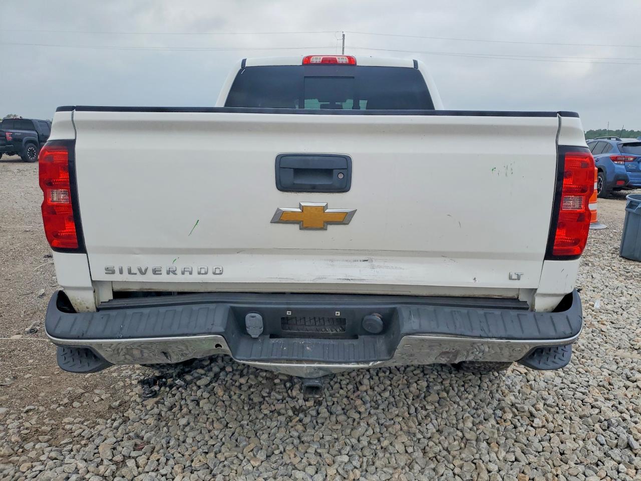 2015 Chevrolet Silverado White vin: 3GCPCREC8FG152108