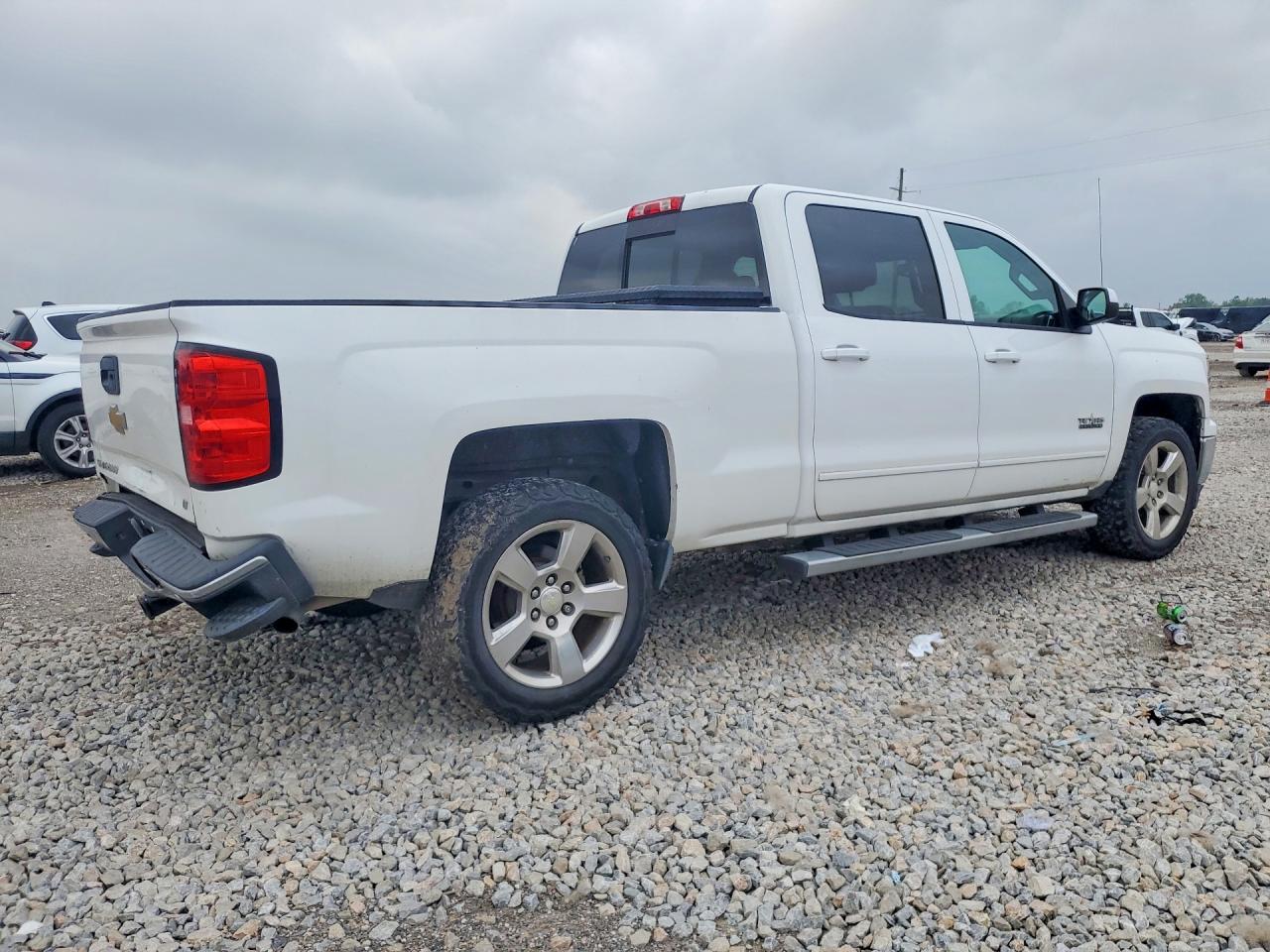 2015 Chevrolet Silverado White vin: 3GCPCREC8FG152108