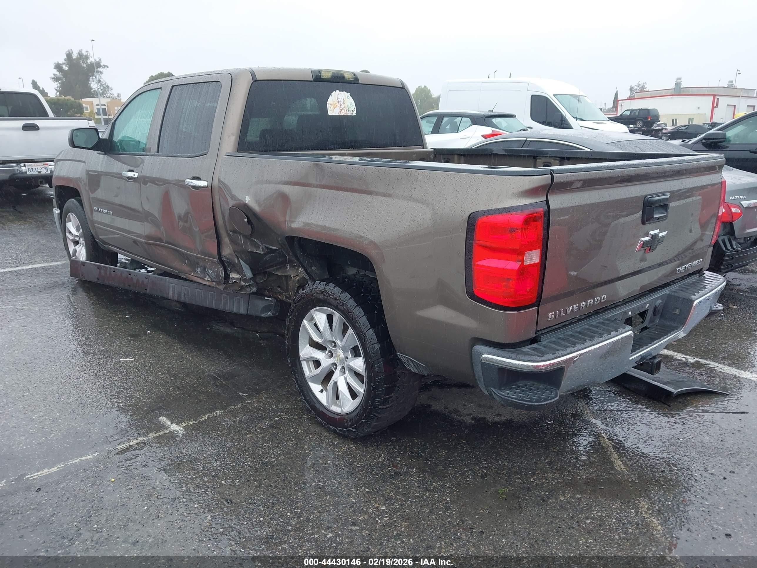 2015 Chevrolet Silverado 1500 1lt Brown vin: 3GCPCREC8FG183892