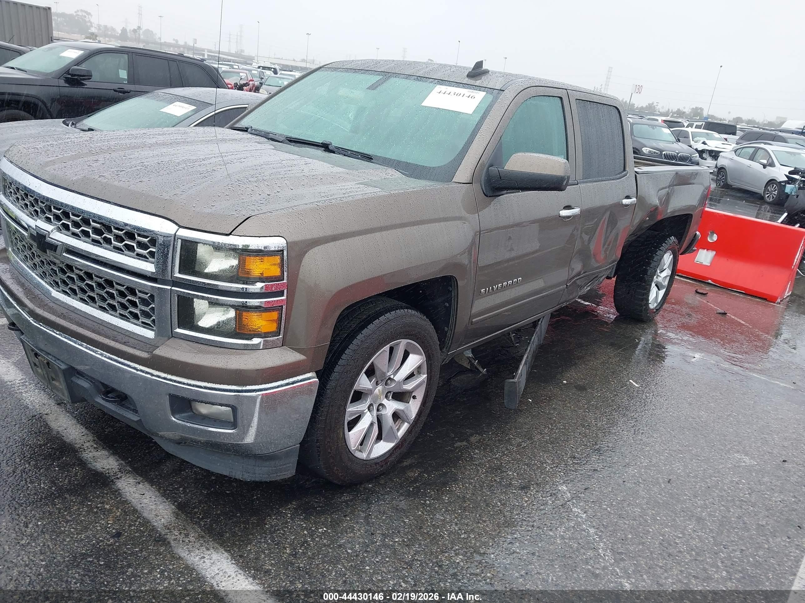 2015 Chevrolet Silverado 1500 1lt Brown vin: 3GCPCREC8FG183892