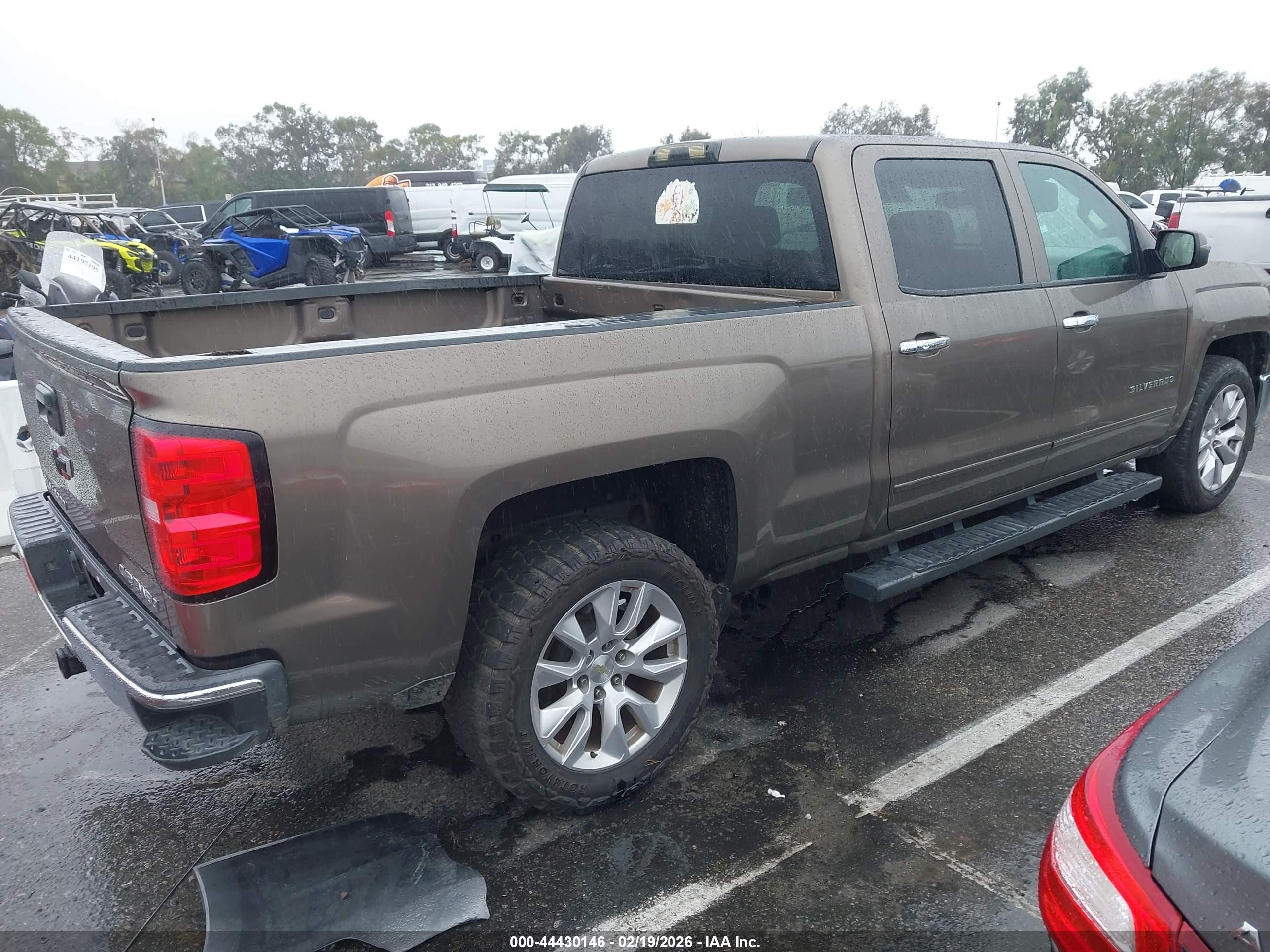 2015 Chevrolet Silverado 1500 1lt Brown vin: 3GCPCREC8FG183892