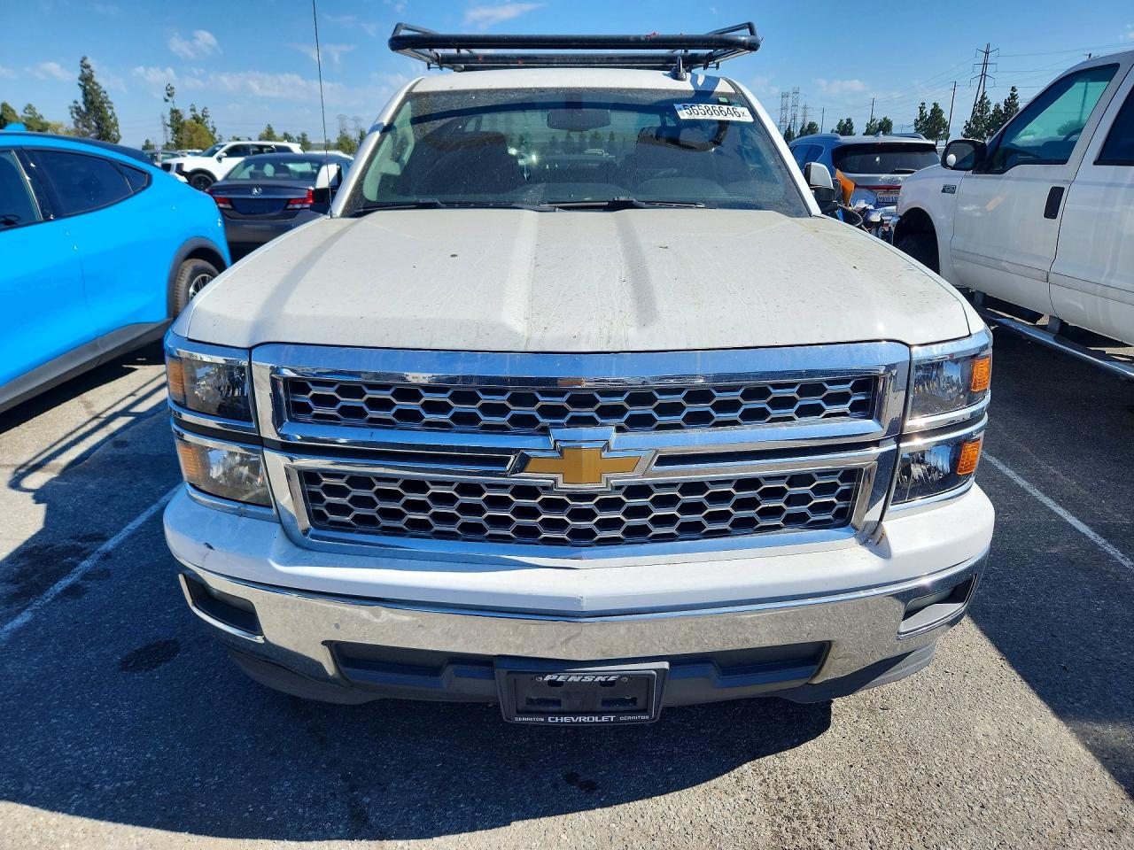 2015 Chevrolet Silverado C1500 Lt White vin: 3GCPCREC8FG215434