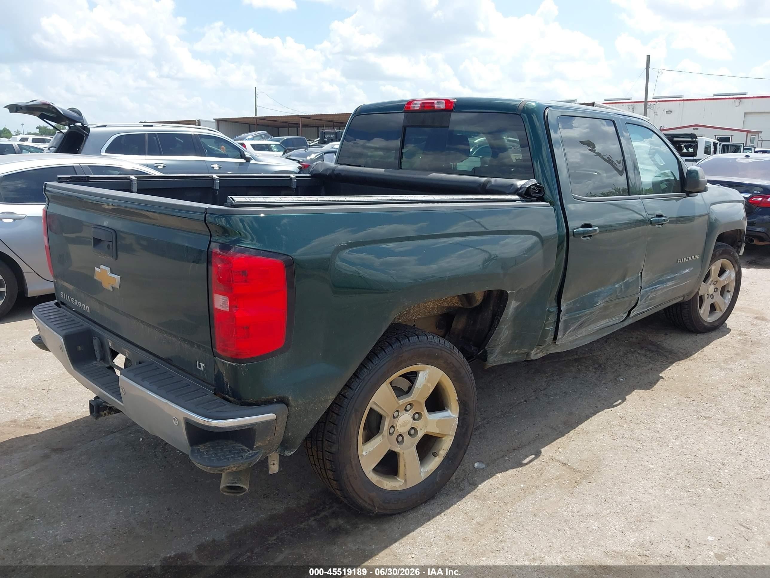 2015 Chevrolet Silverado 1500 Lt Зеленый vin: 3GCPCREC8FG294152