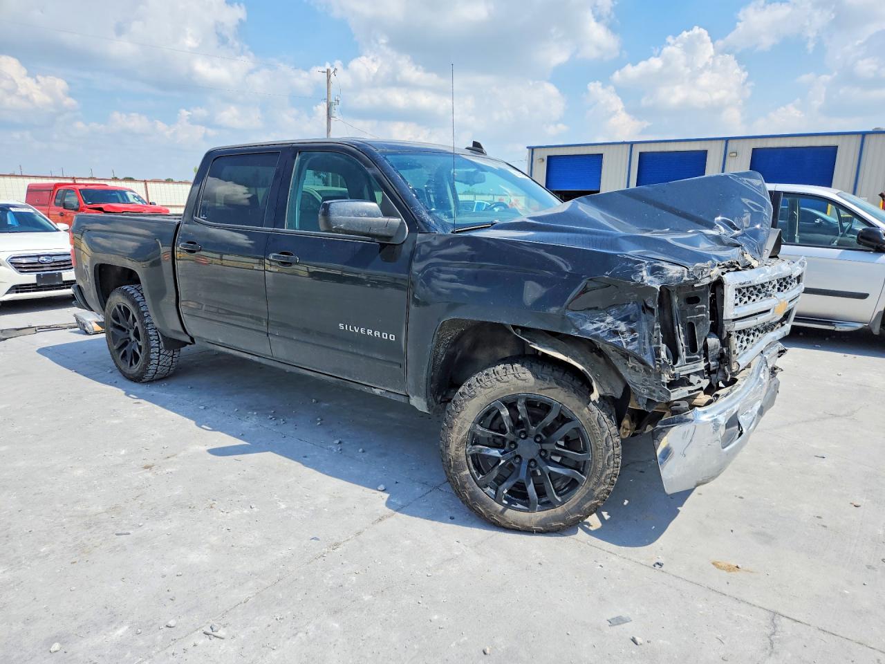 2015 Chevrolet Silverado C1500 Lt Black vin: 3GCPCREC8FG424754