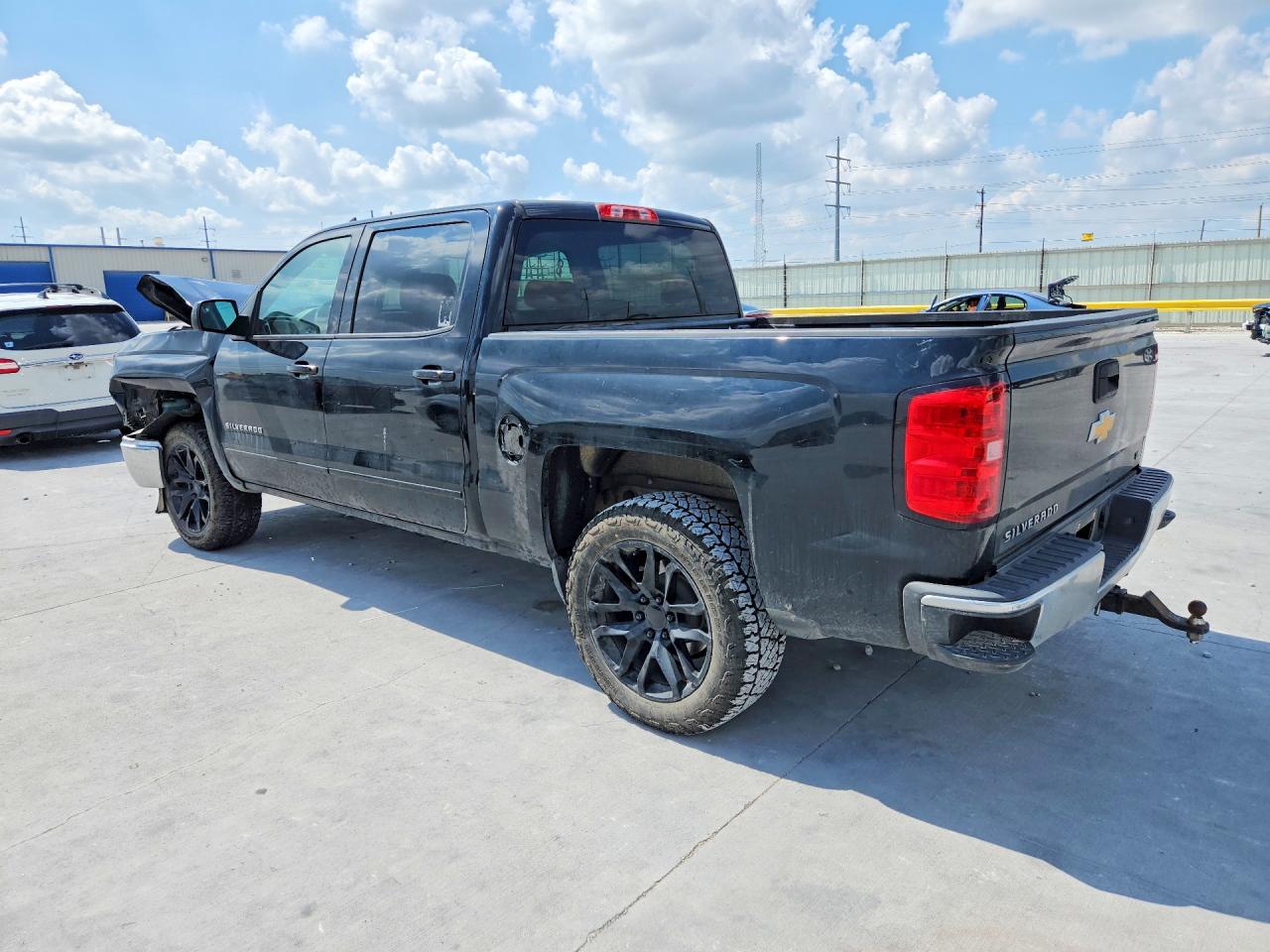 2015 Chevrolet Silverado C1500 Lt Black vin: 3GCPCREC8FG424754