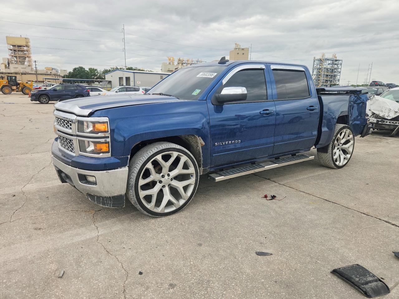 2015 Chevrolet Silverado C1500 Lt Blue vin: 3GCPCREC8FG429047