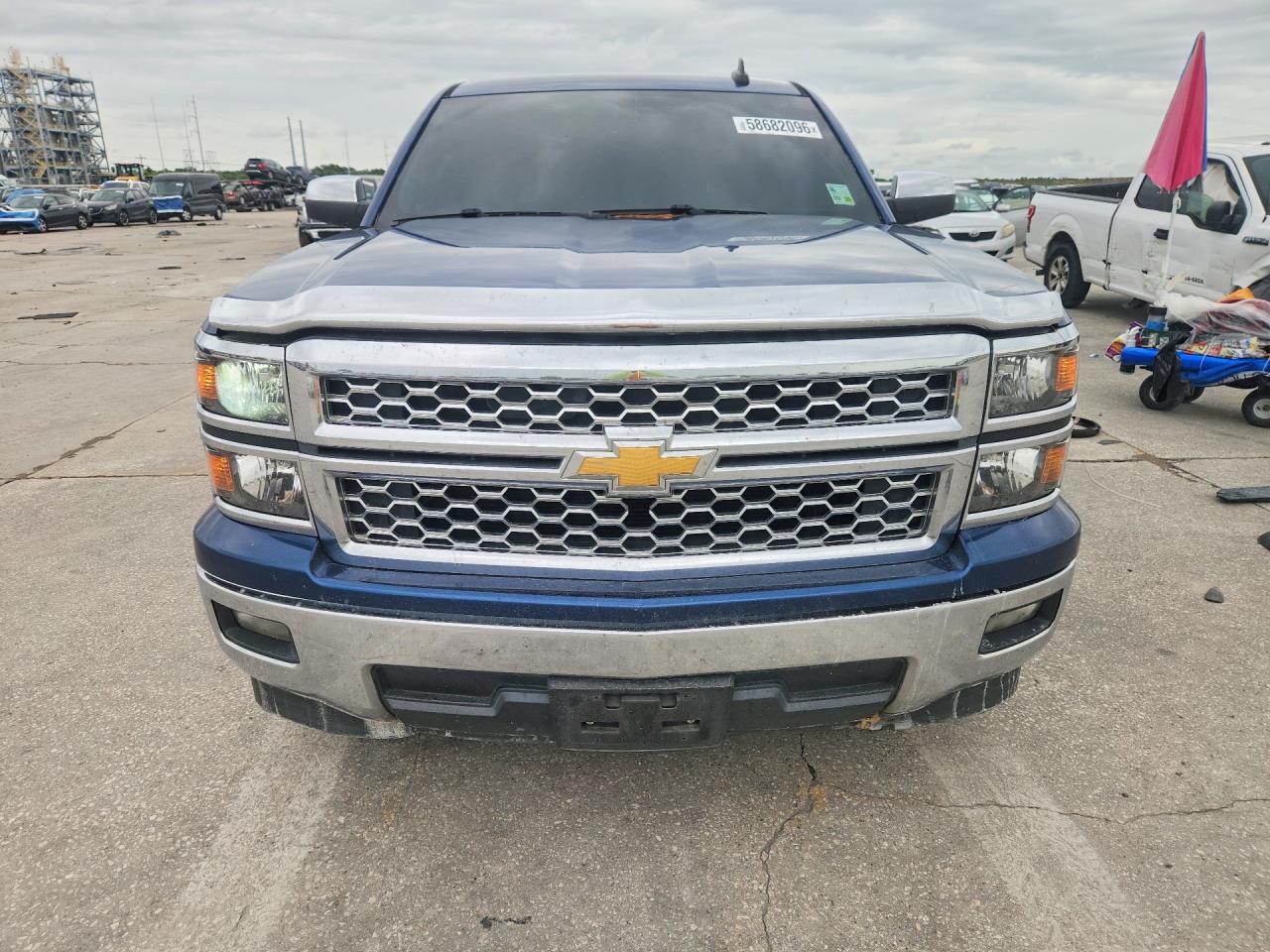 2015 Chevrolet Silverado C1500 Lt Blue vin: 3GCPCREC8FG429047